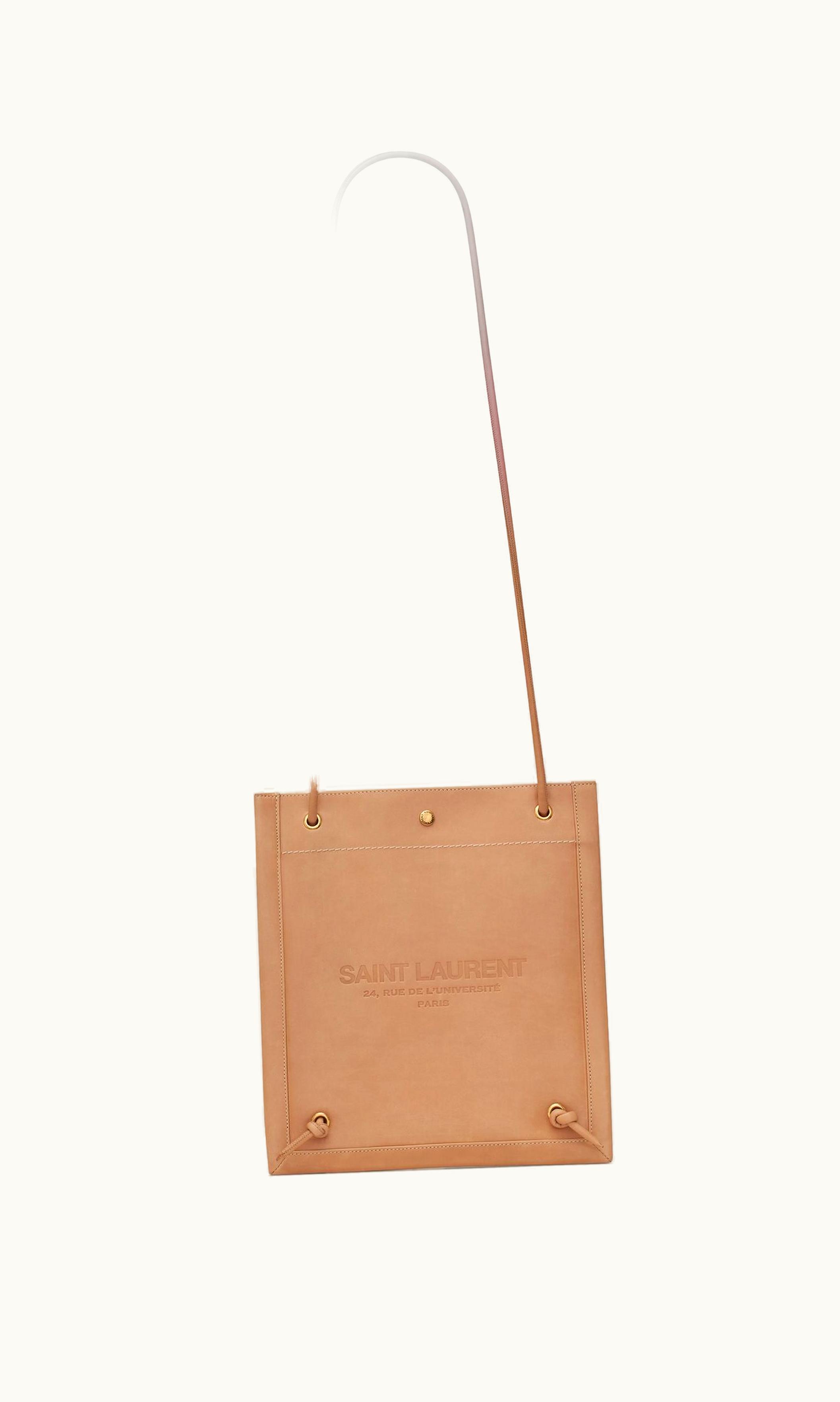 Saint Laurent Saint Laurent Universite Flat Crossbody Bag In Smooth Leather