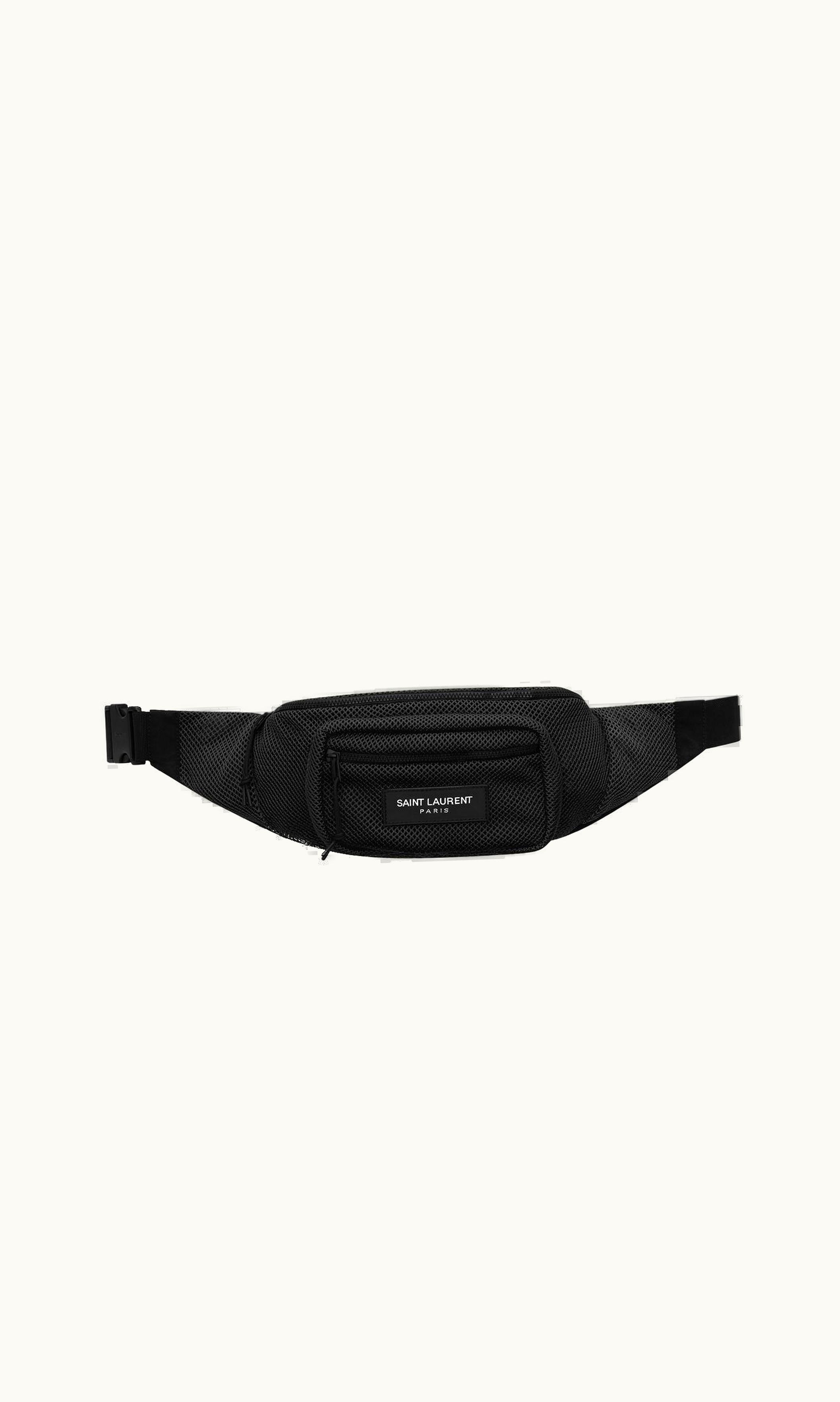 Saint Laurent Saint Laurent Slp Crossbody Bag In Mesh And Nylon