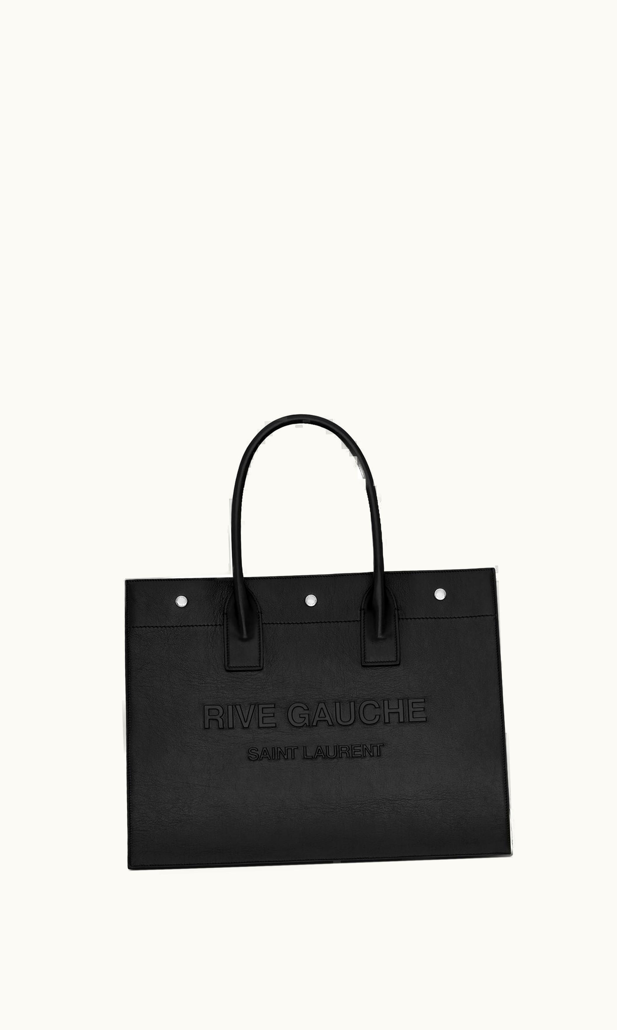 Saint Laurent Saint Laurent Rive Gauche Small Tote Bag In Smooth Leather
