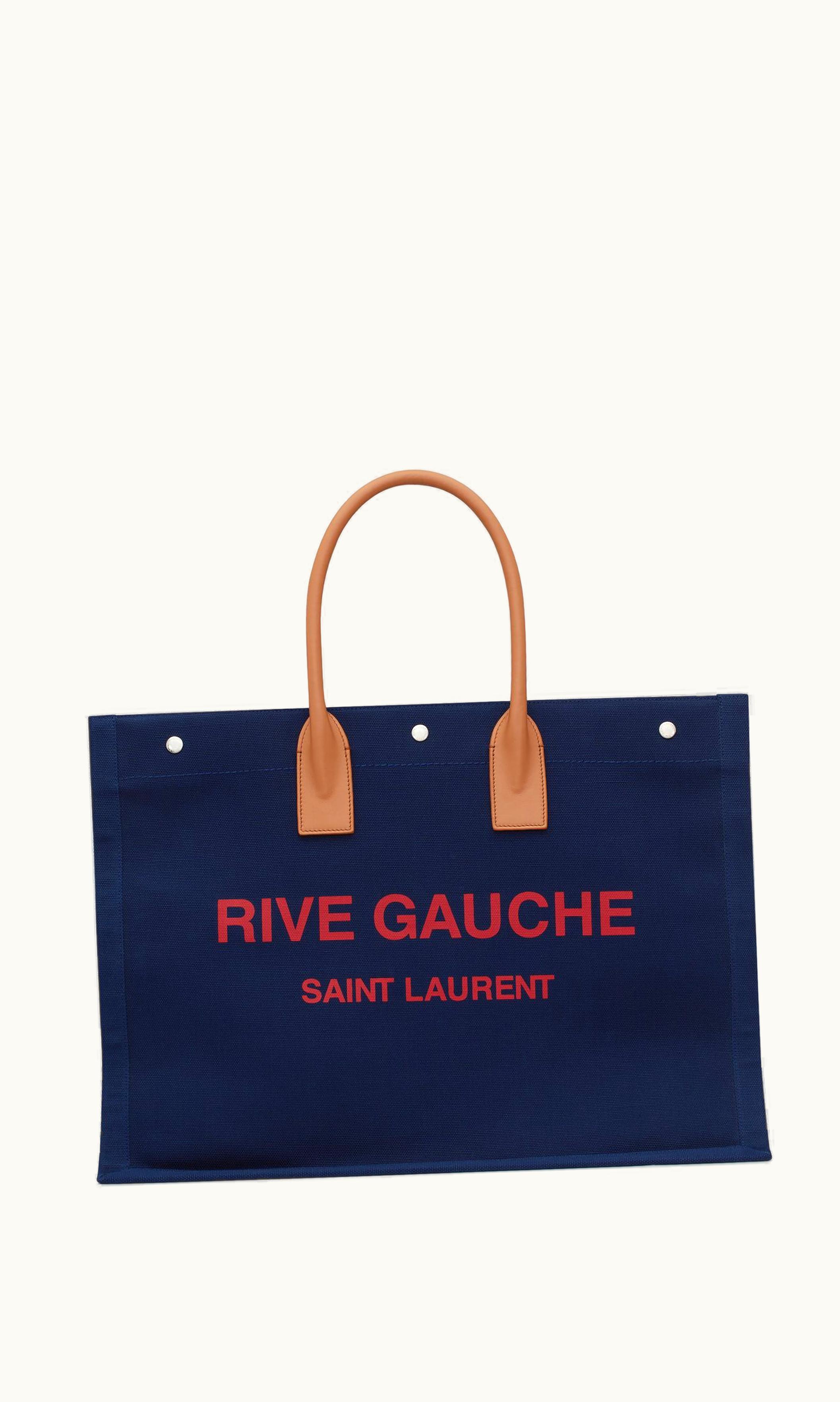 Saint Laurent Saint Laurent Rive Gauche Large Tote Bag In Canvas