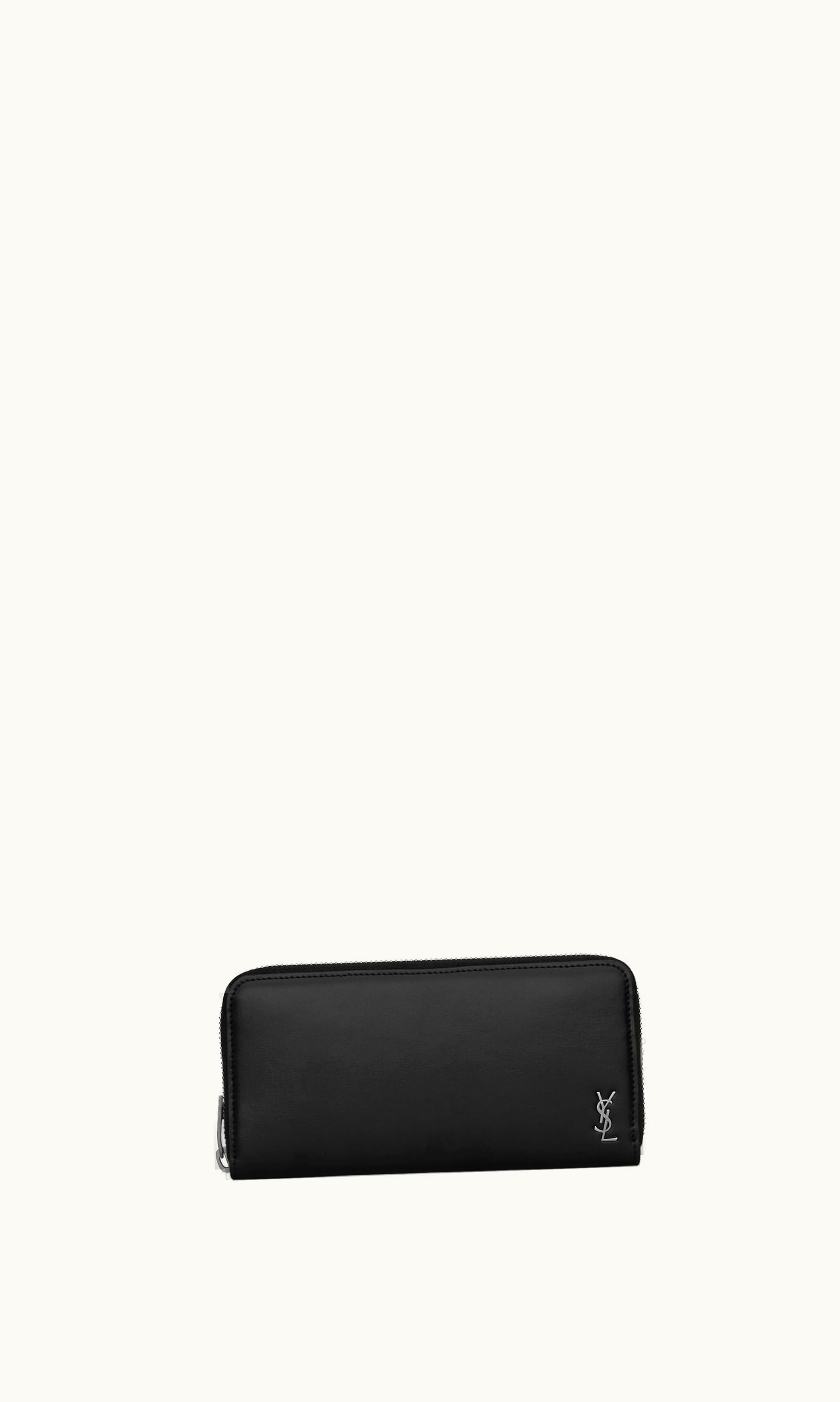 Saint Laurent Saint Laurent Tiny Cassandre Zip-Around Wallet In Matte Leather UZ0159759