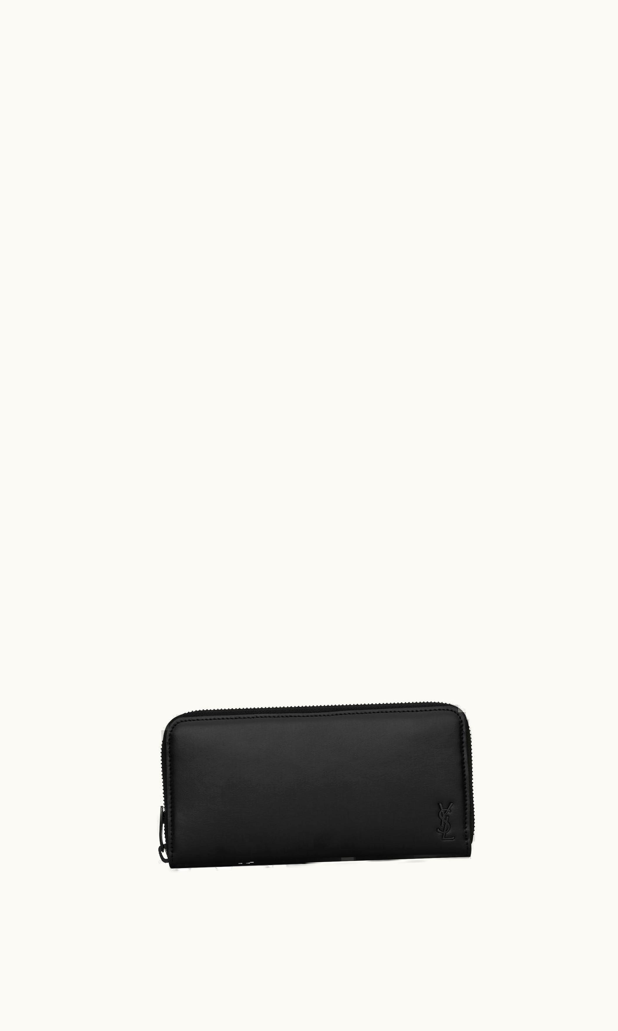 Saint Laurent Saint Laurent Tiny Cassandre Zip-Around Wallet In Matte Leather UZ0159782