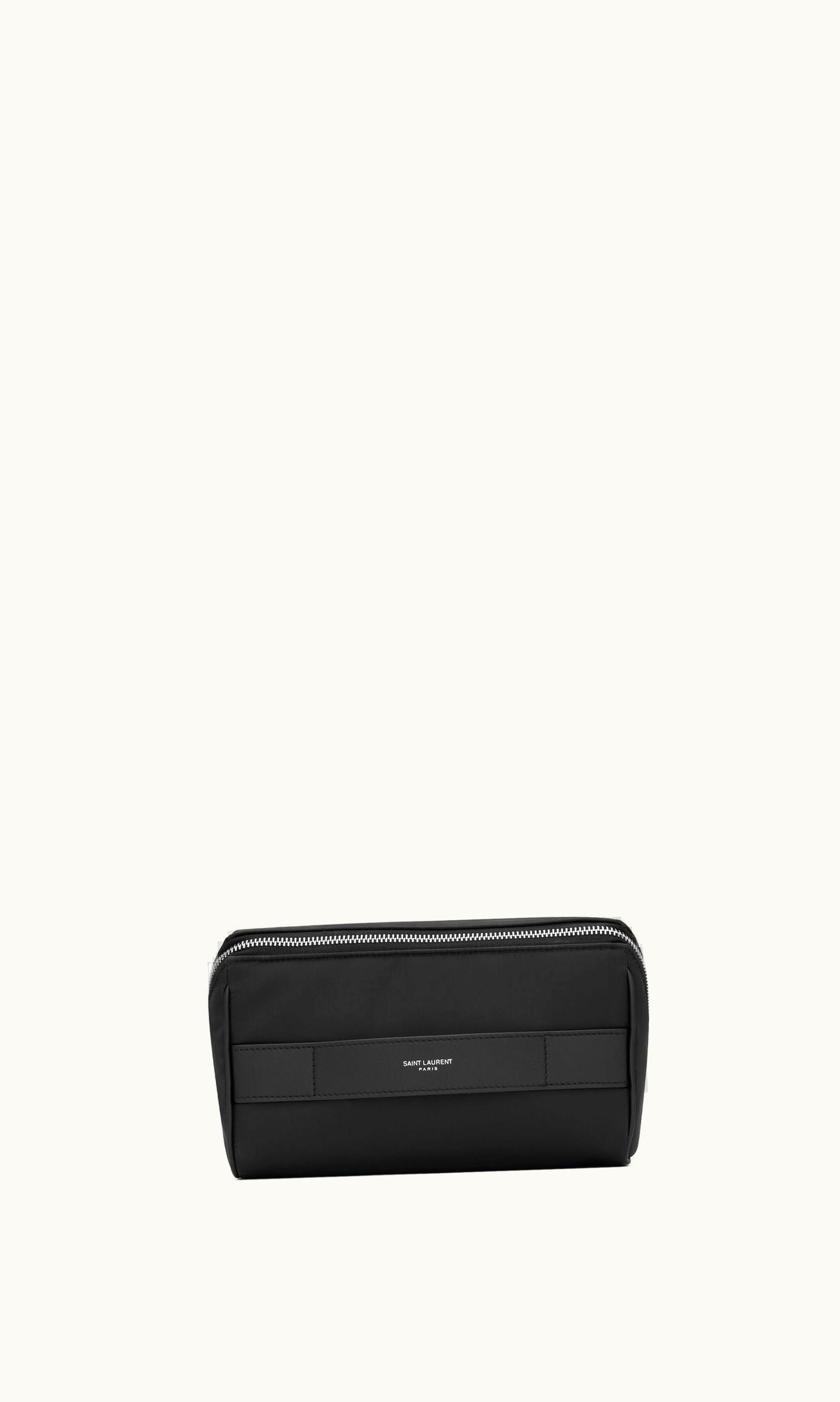 Saint Laurent Saint Laurent Paris Cube Trousse In Econyl® Regenerated Nylon