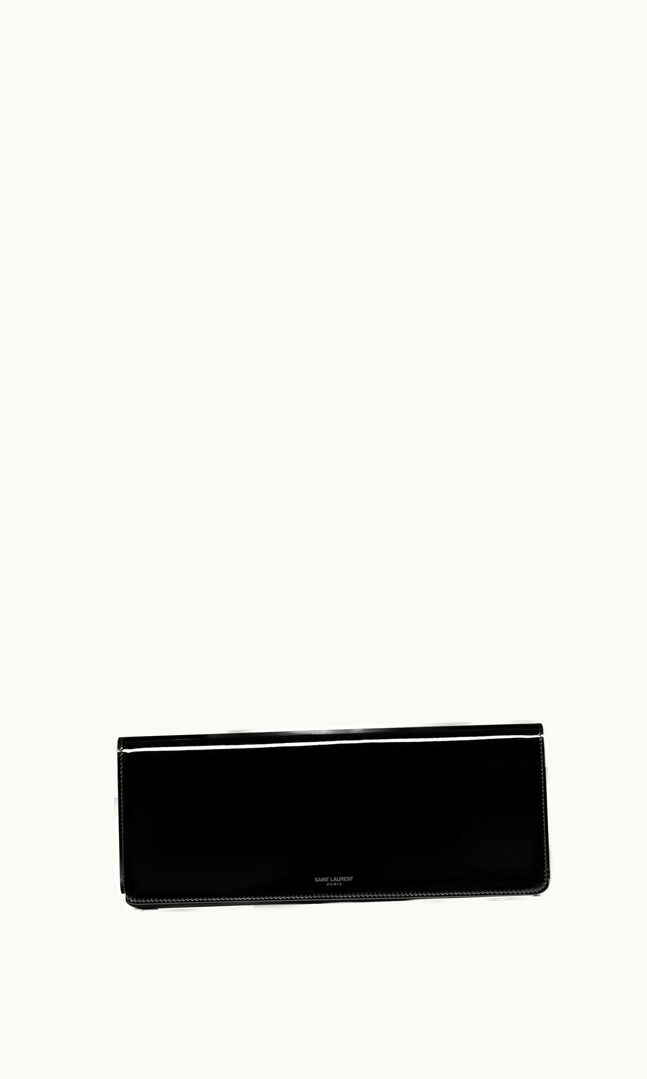 Saint Laurent Saint Laurent Paris Baguette Pouch In Patent Leather
