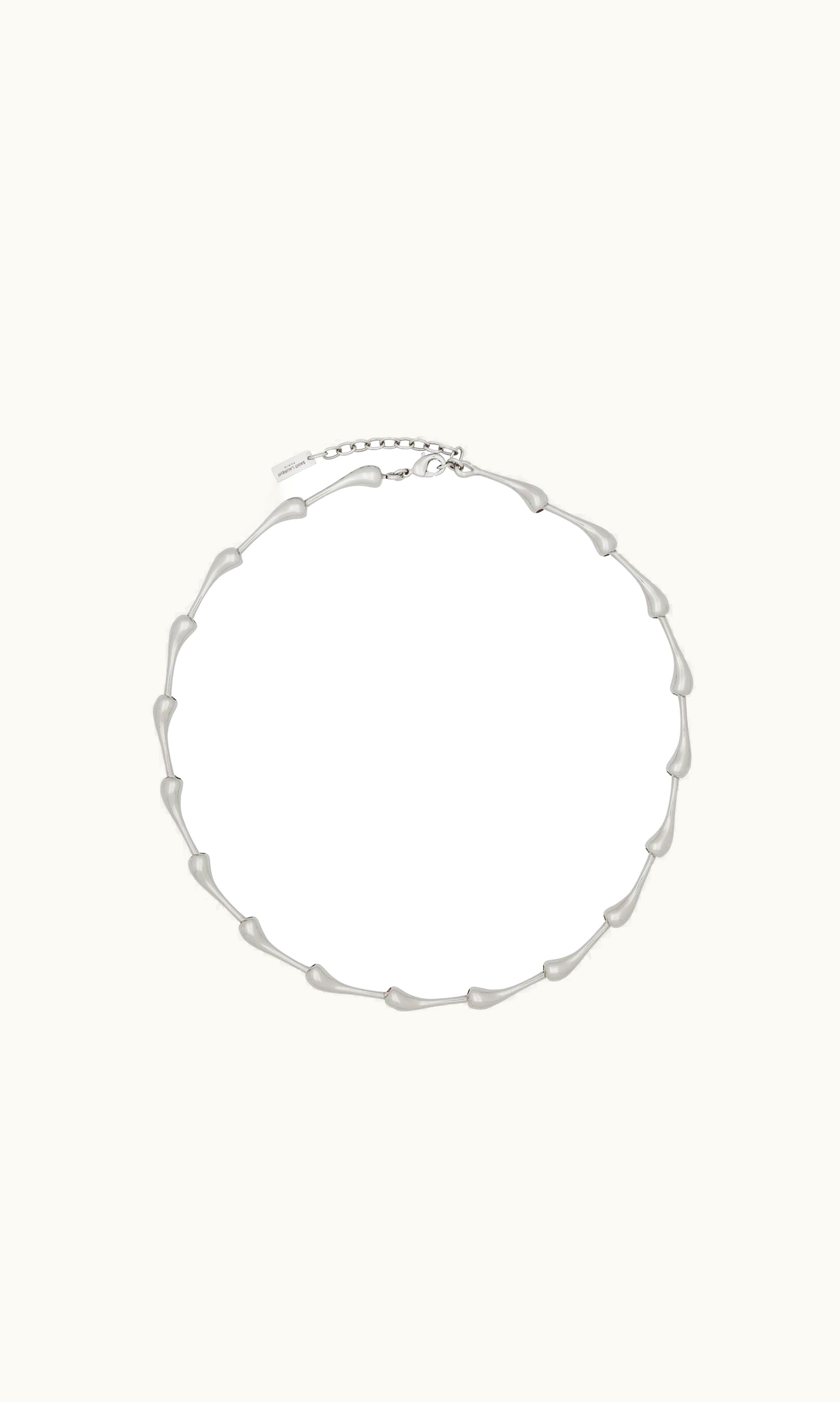 Saint Laurent Saint Laurent Multiple Large Drop Necklace In Metal