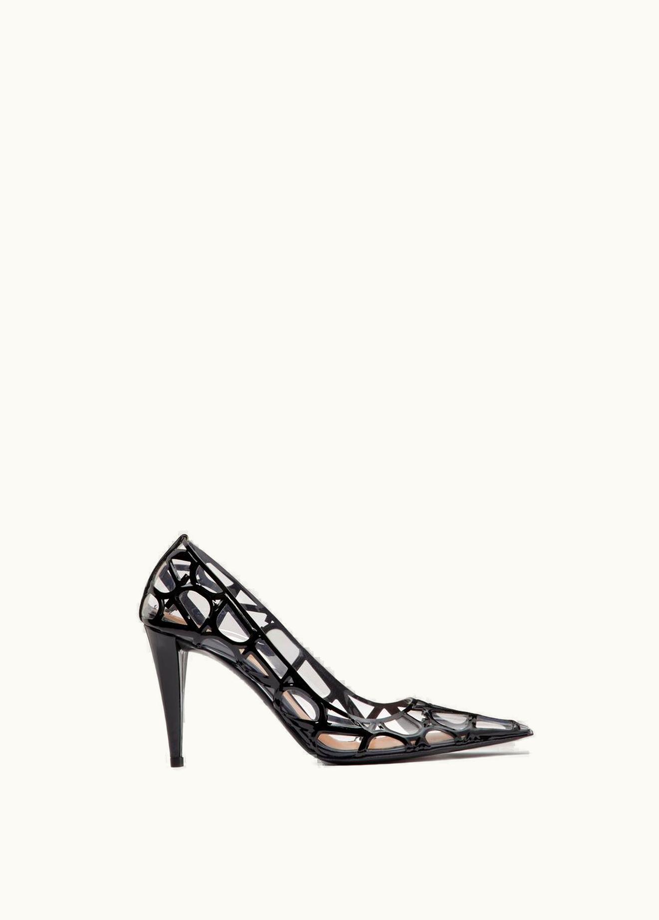 Valentino Valentino Toile Iconographe Pump In Polymer And Patent Material 90mm UZ0160034