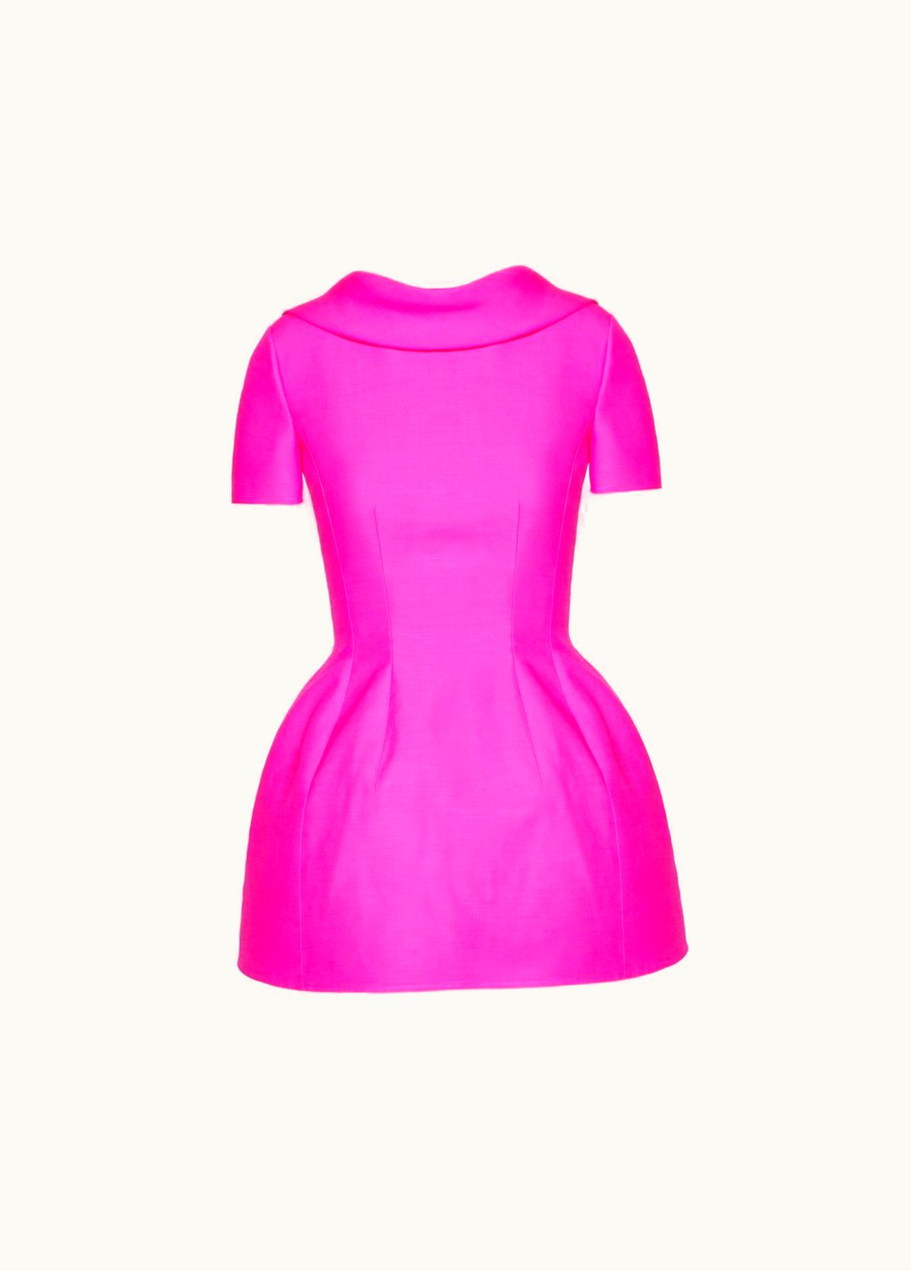 Valentino Valentino Crepe Couture Short Dress With Bow Detail UZ0160281