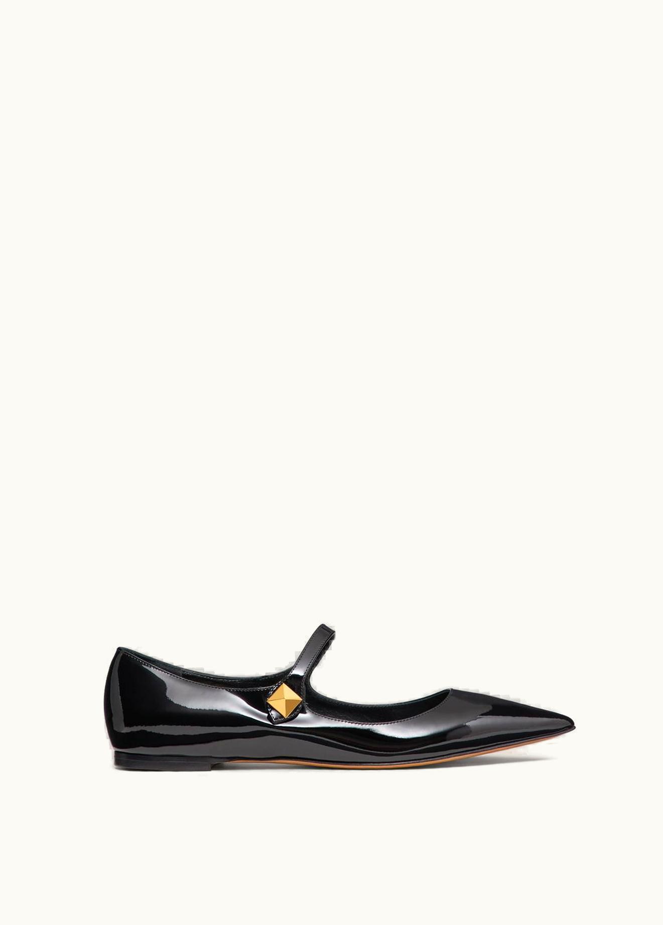 Valentino Valentino Garavani Tiptoe Patent Leather Ballet Flats UZ0160617