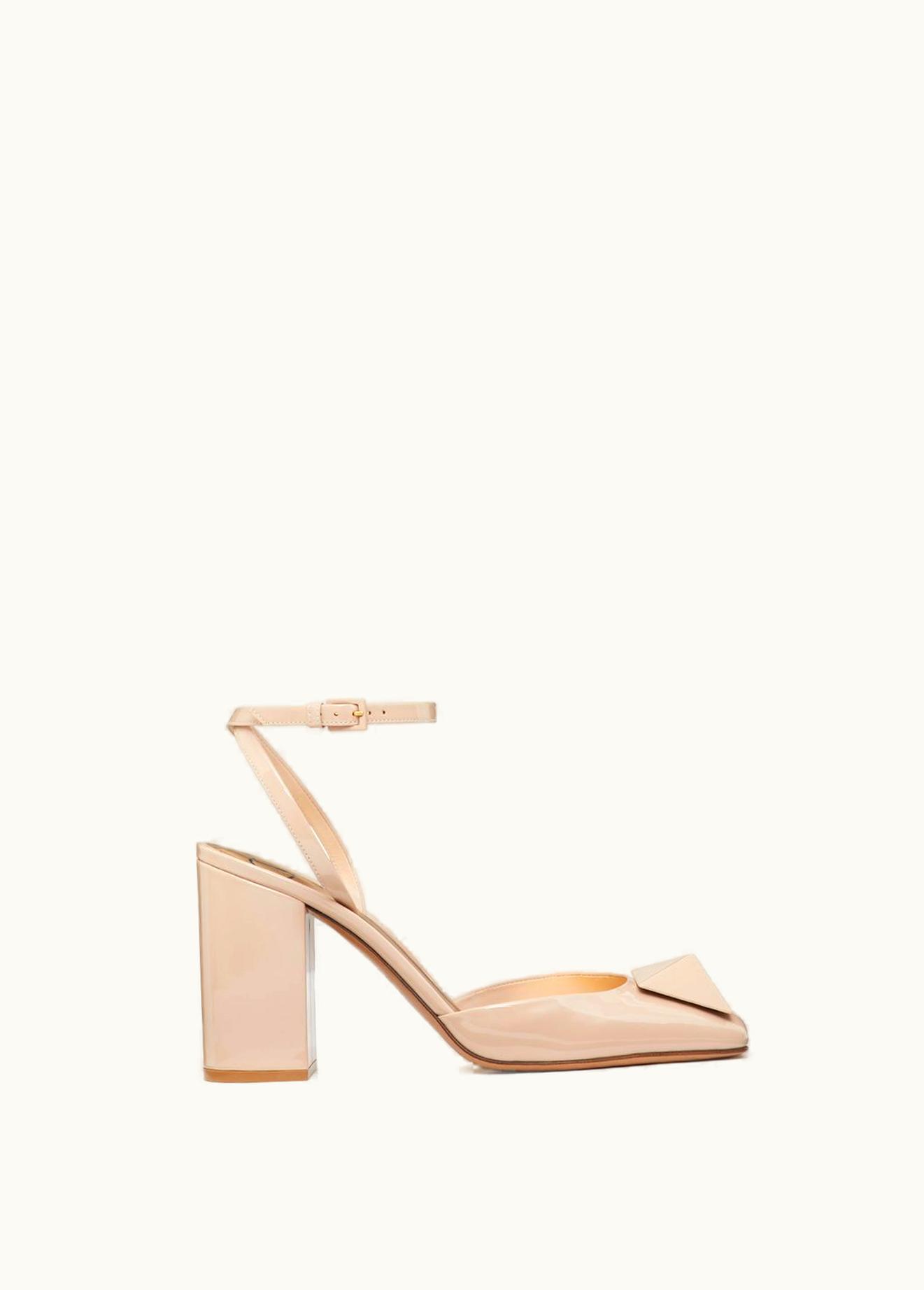 Valentino Valentino One Stud Patent Leather Pump With Matching Stud 90 mm UZ0160625