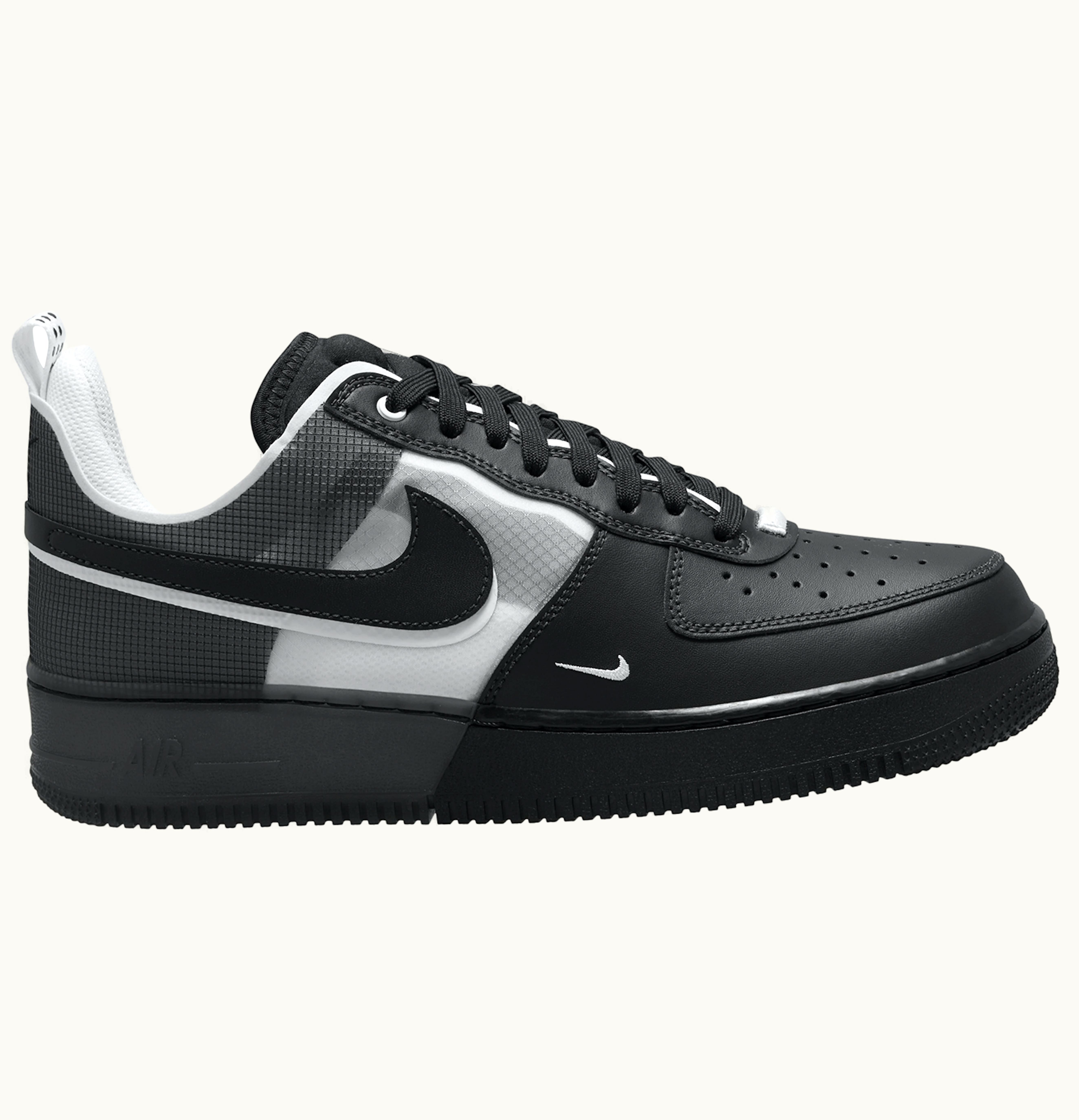 Nike Nike Air Force 1 Low React Black White