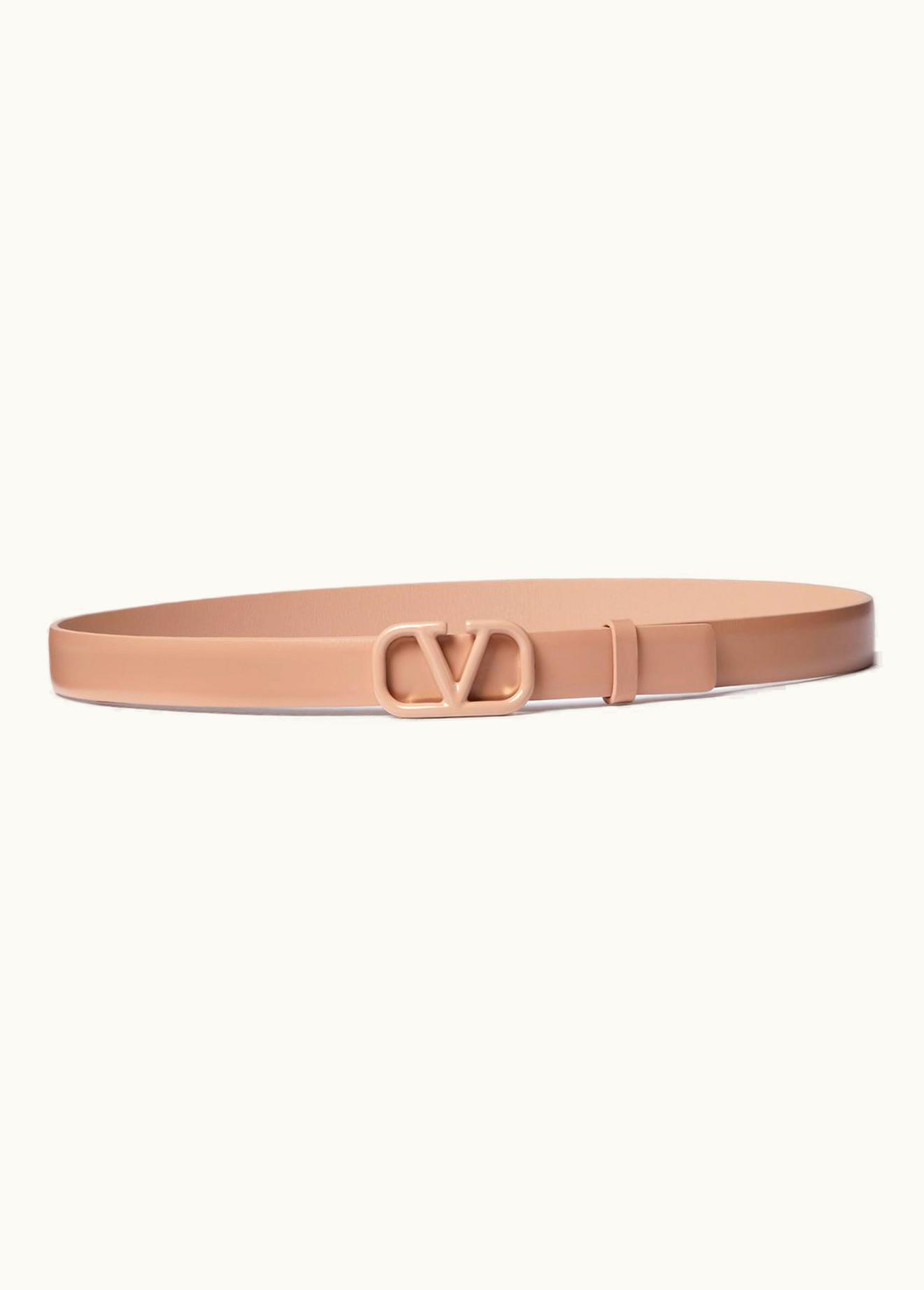 Valentino Valentino Vlogo Signature Belt In Shiny Calfskin 20mm UZ0160878