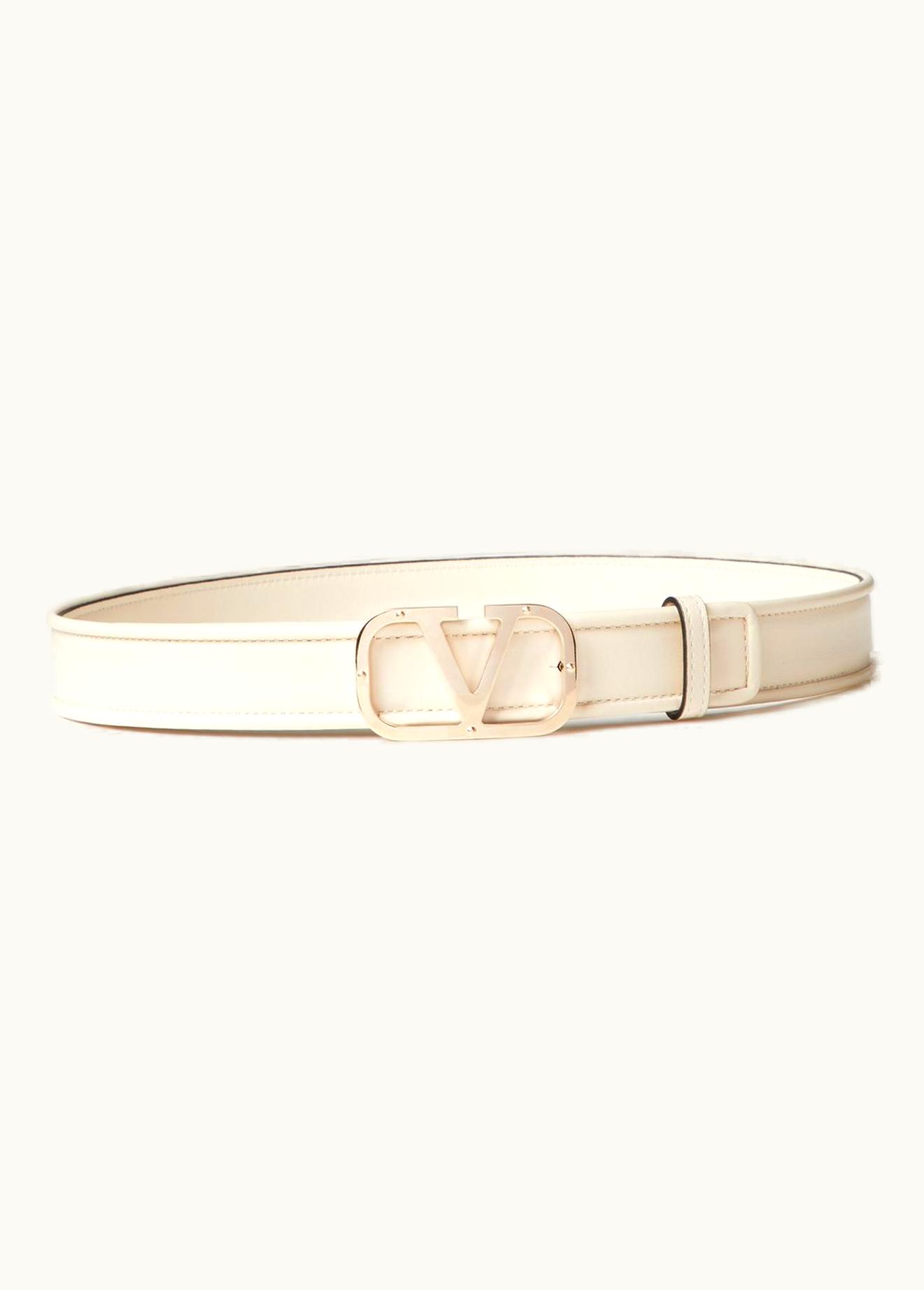 Valentino Valentino Vlogo Type Calfskin Belt 30 mm UZ0160899