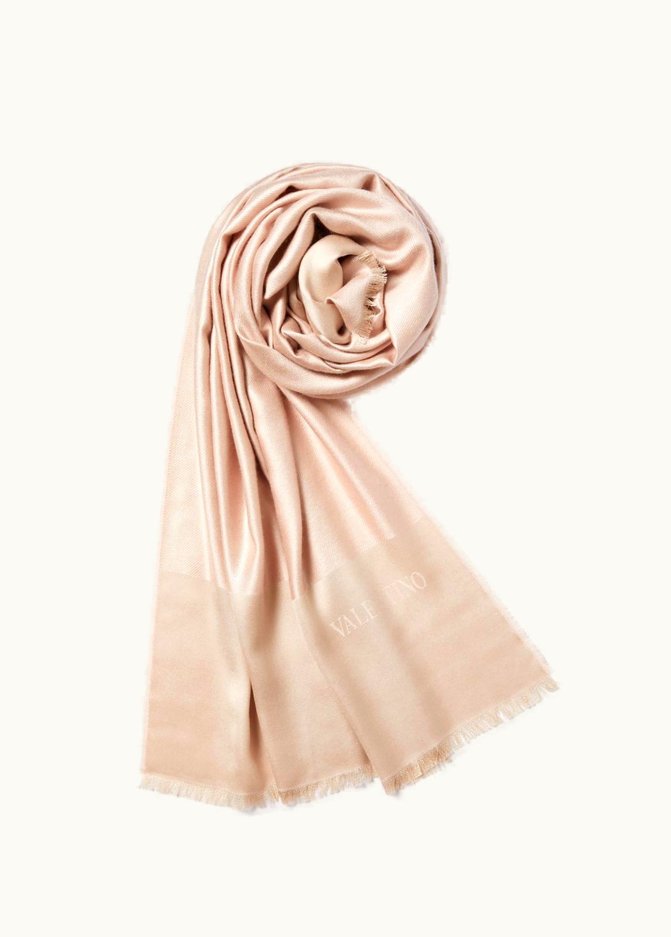 Valentino Valentino Lurex Stole In Silk And Cashmere UZ0161055