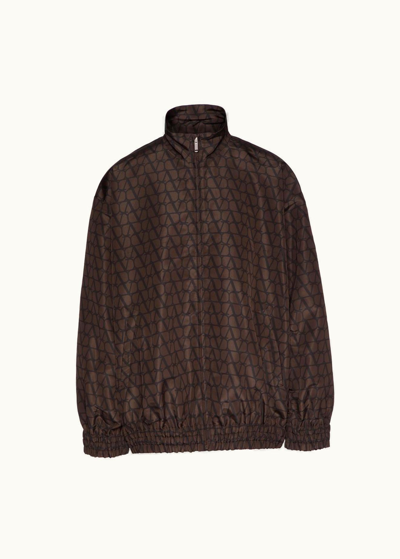 Valentino Valentino Silk Faille Jacket With All-over Toile Iconographe Print UZ0161099