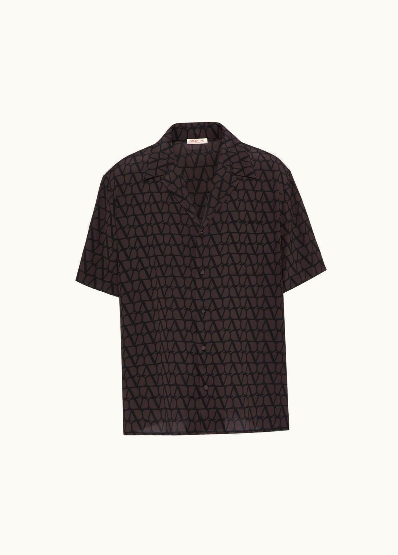 Valentino Valentino All-over Toile Iconographe Print Short Sleeve Shirt UZ0161107
