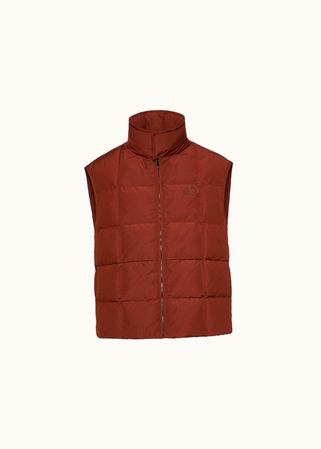 Valentino Valentino Cotton Nylon Waistcoat With Vlogo Signature Patch