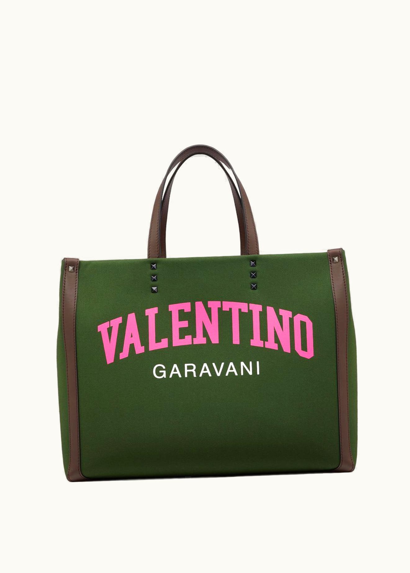 Valentino Valentino Medium Valentino Garavani University Canvas Shopper