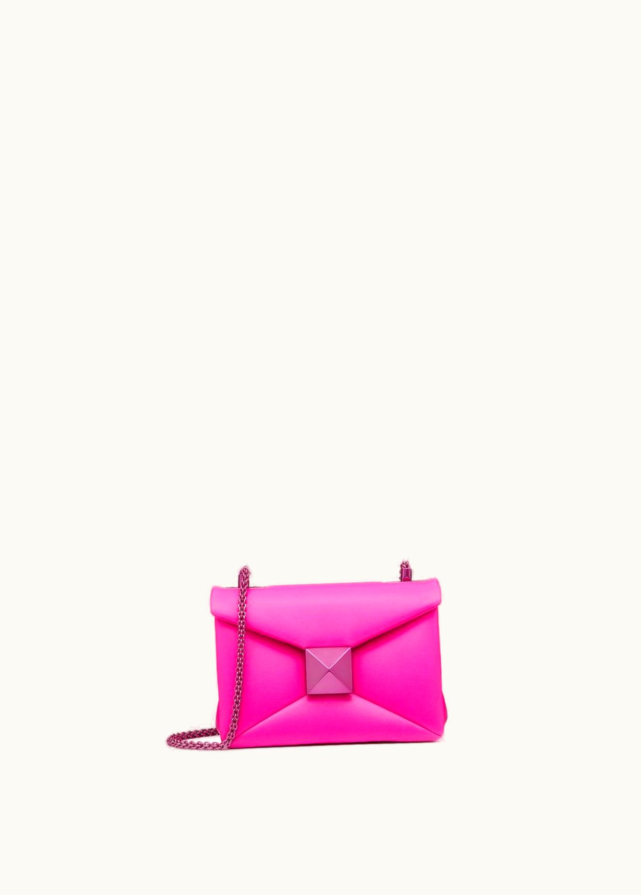 Valentino Valentino Small One Stud Bag In Nappa Leather With Chain UZ0161452