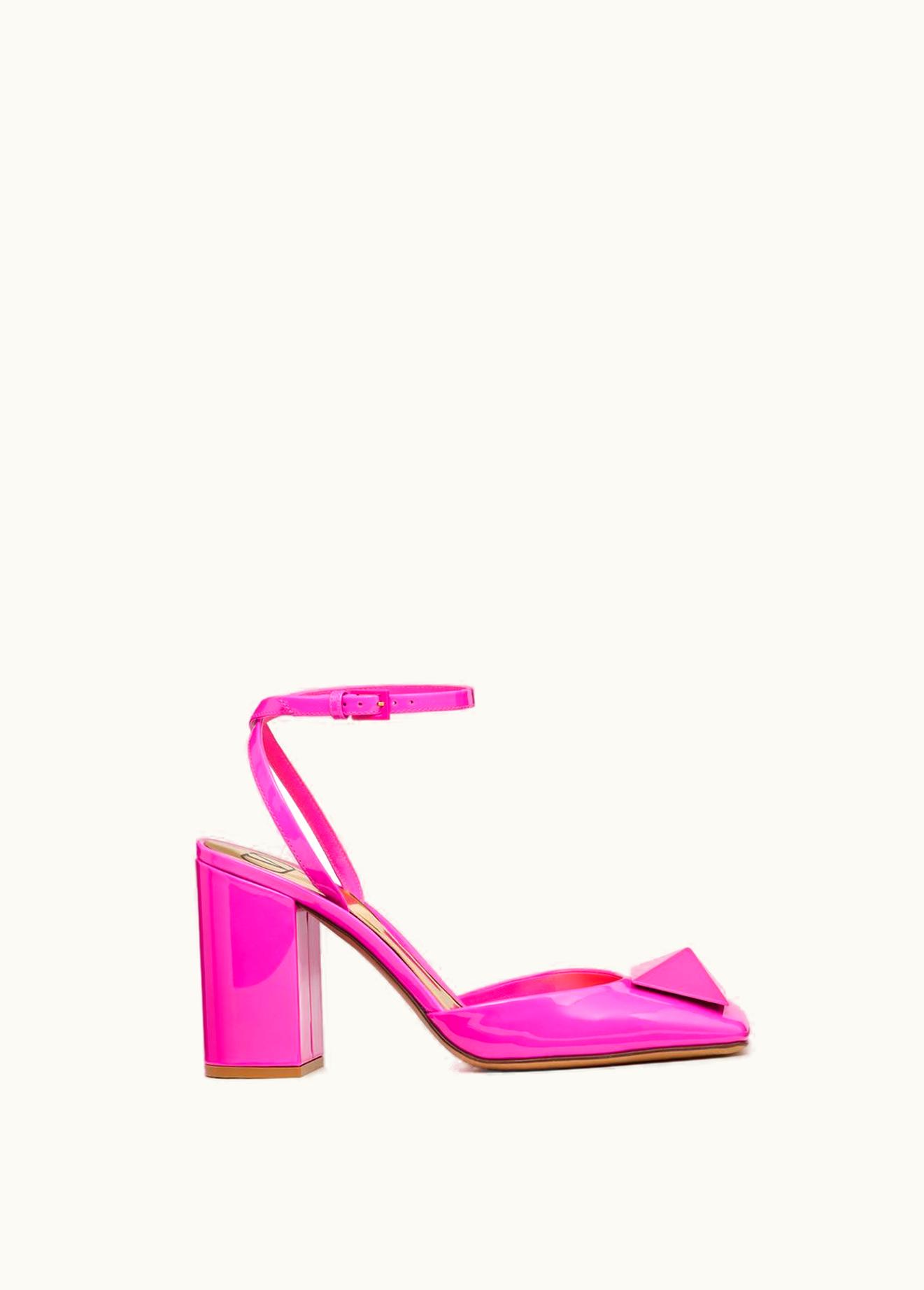 Valentino Valentino One Stud Patent Leather Pump With Matching Stud 90 mm UZ0161461
