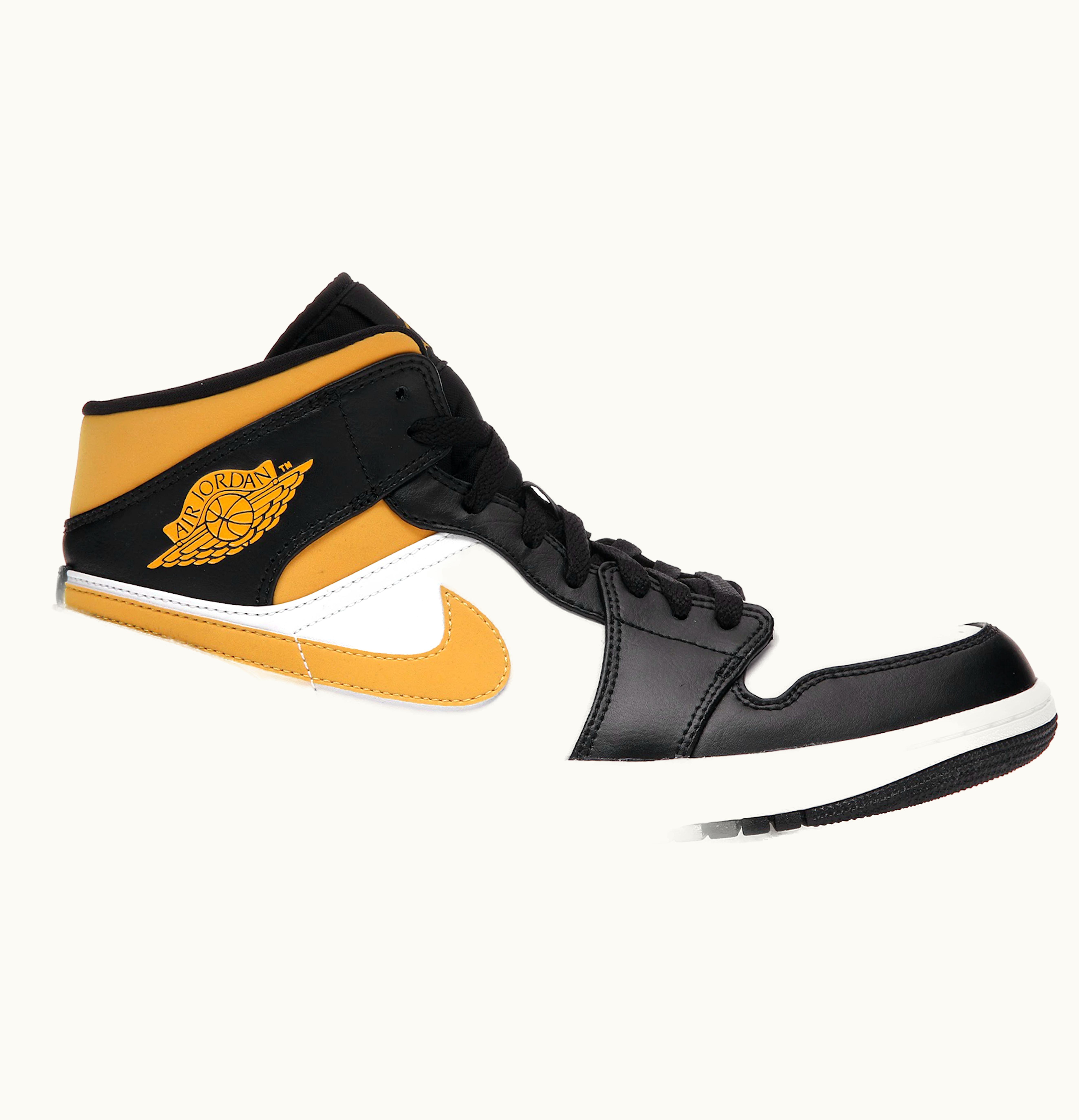 Jordan Air Jordan 1 Mid White Pollen Black