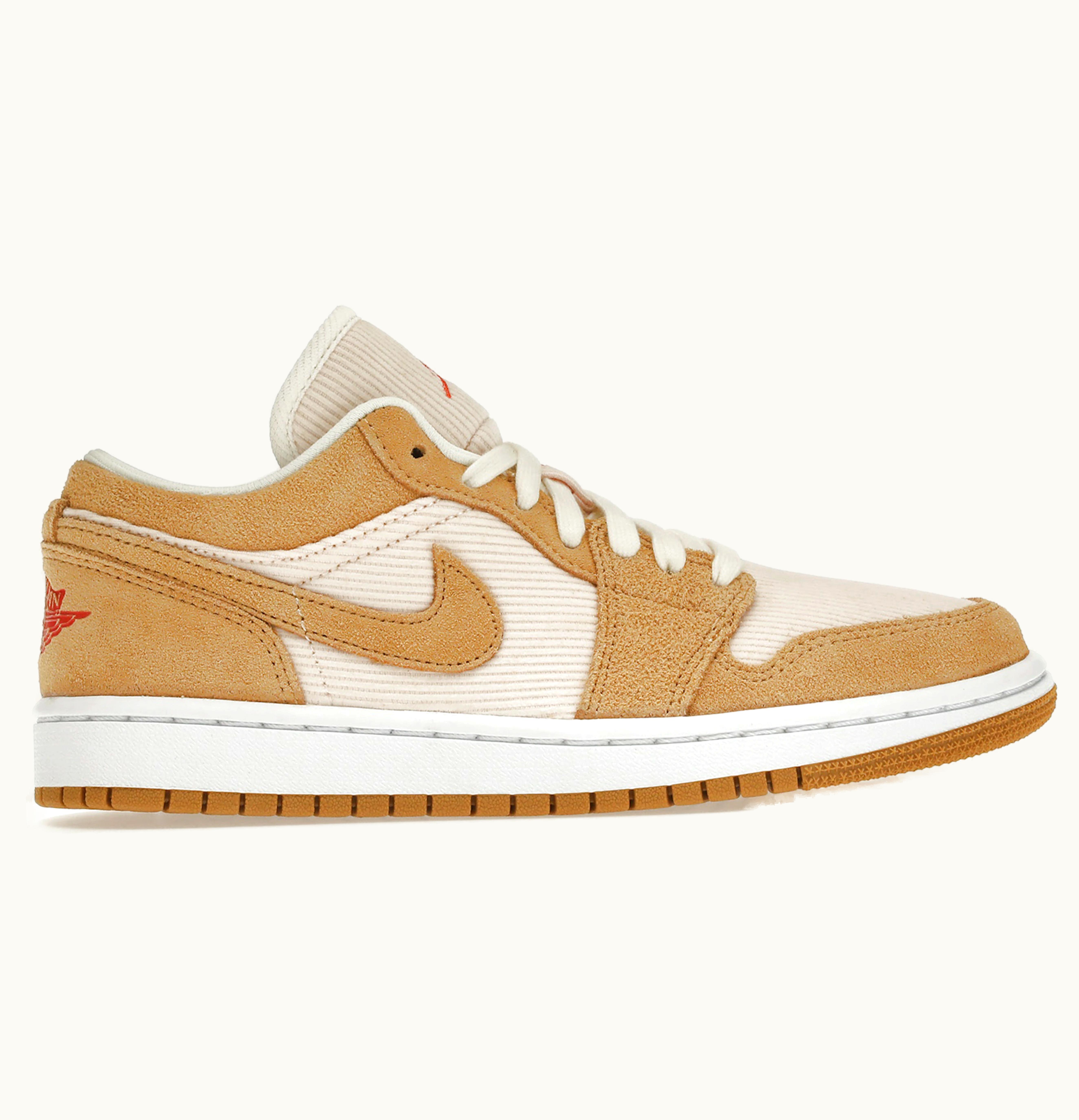 Jordan Air Jordan 1 Low SE Twine Orange Quartz Corduroy W