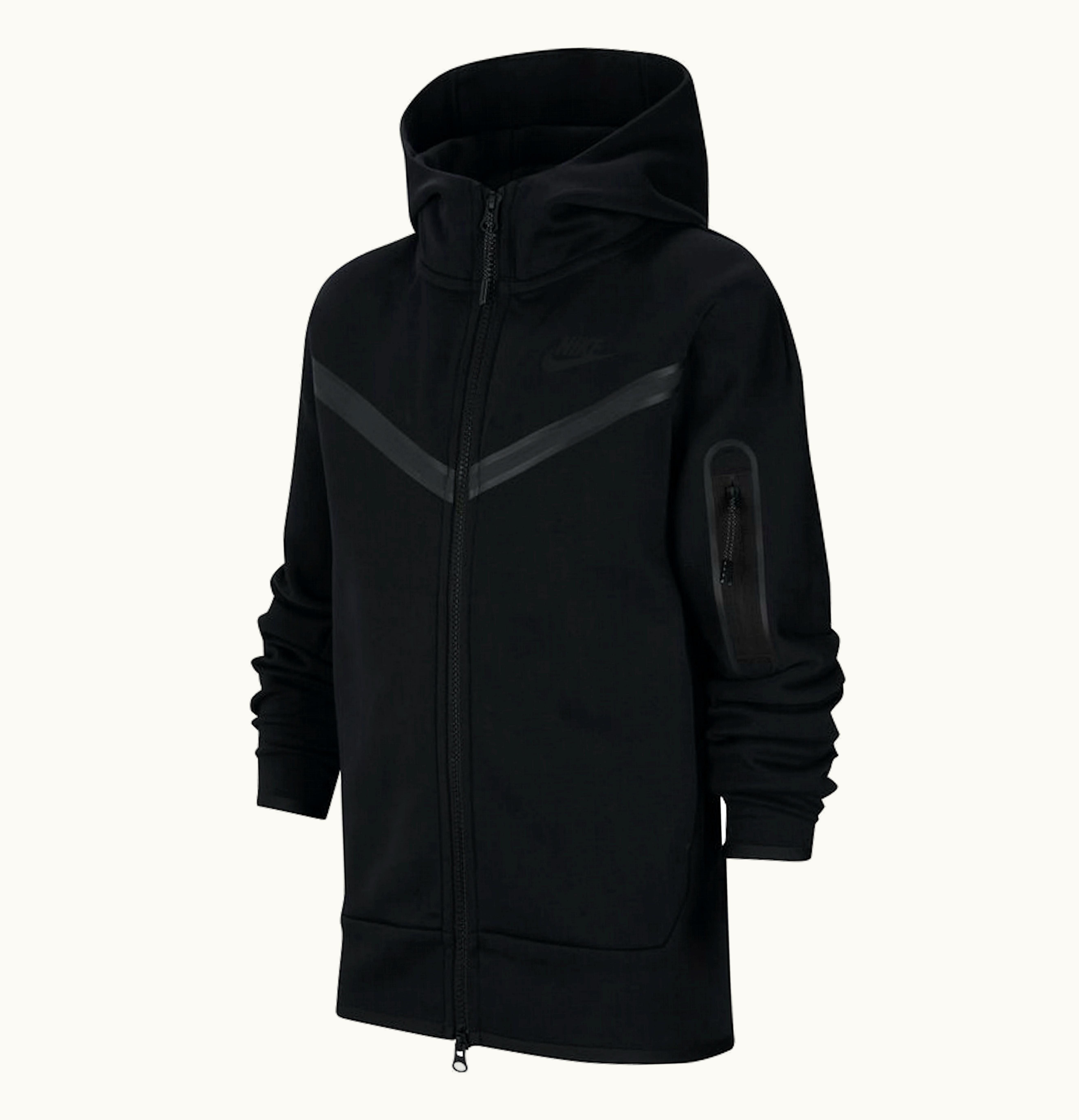 Nike Nike Youth Tech Fleece Hoodie Black Black
