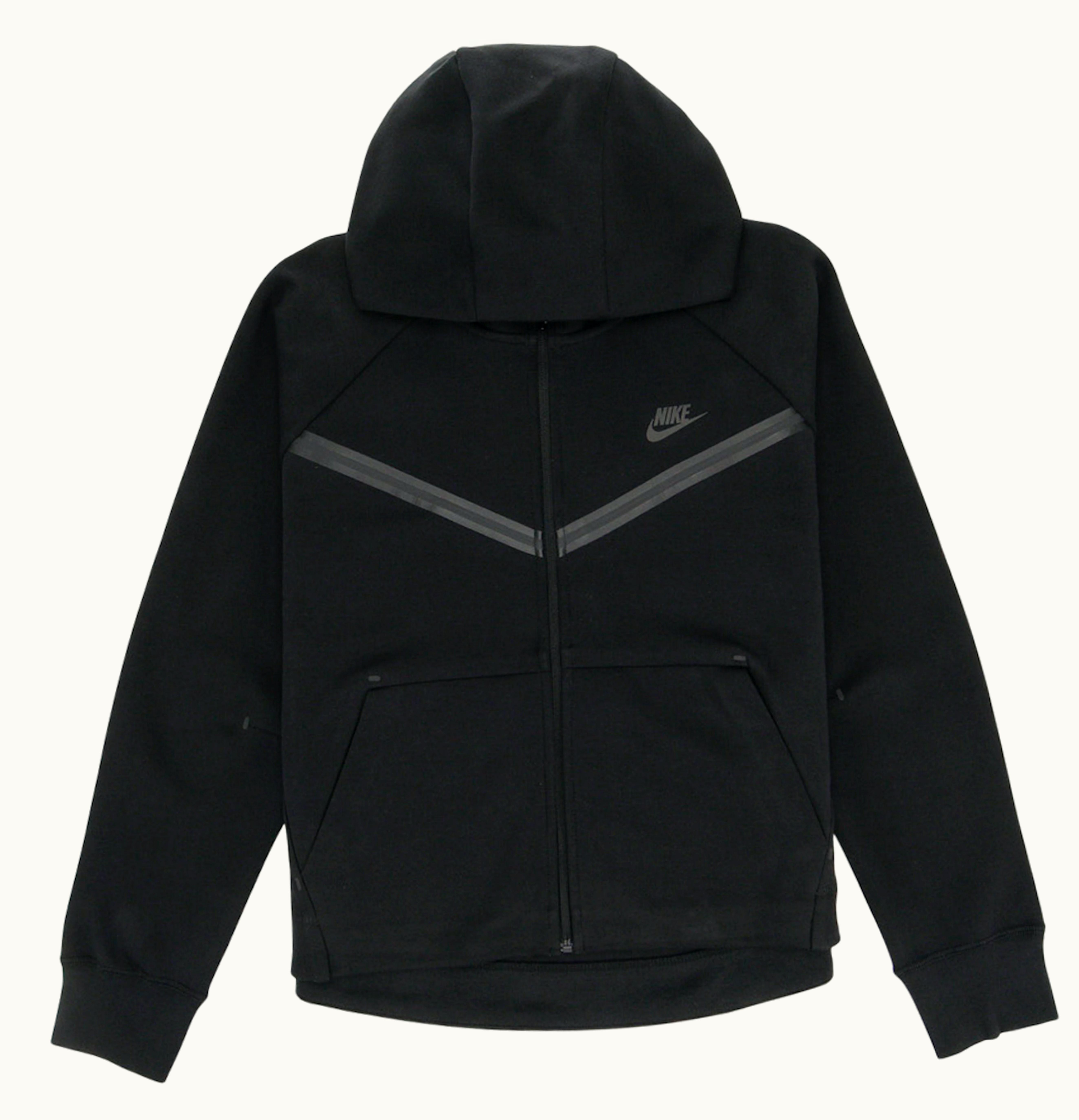 Nike Nike Womens Tech Fleece Windrunner Full Zip Hoodie Black
