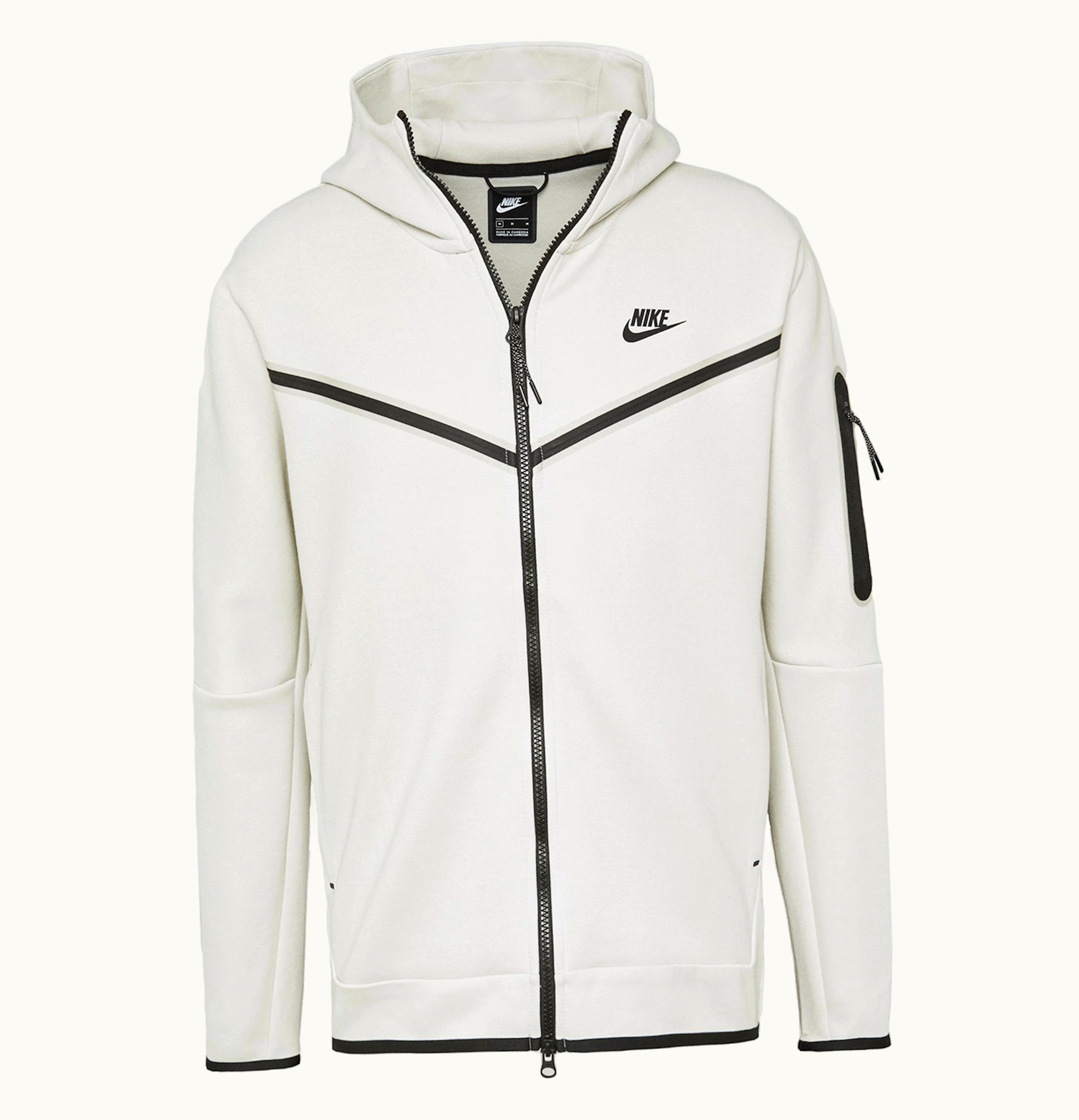 Nike Nike Tech Fleece Full Zip Hoodie Light Bone Black