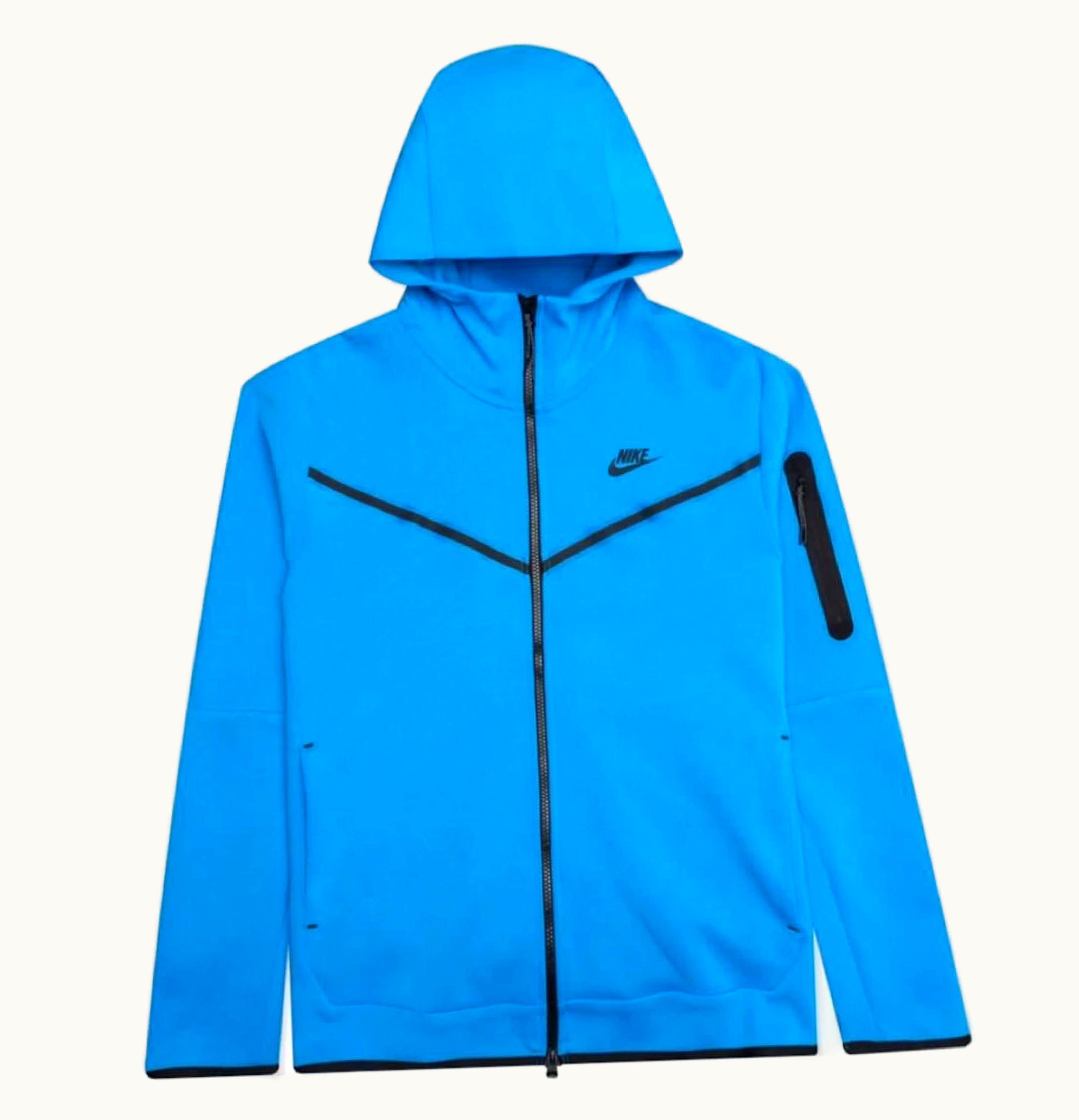 Nike Nike Tech Fleece Full Zip Hoodie Light Photo Blue