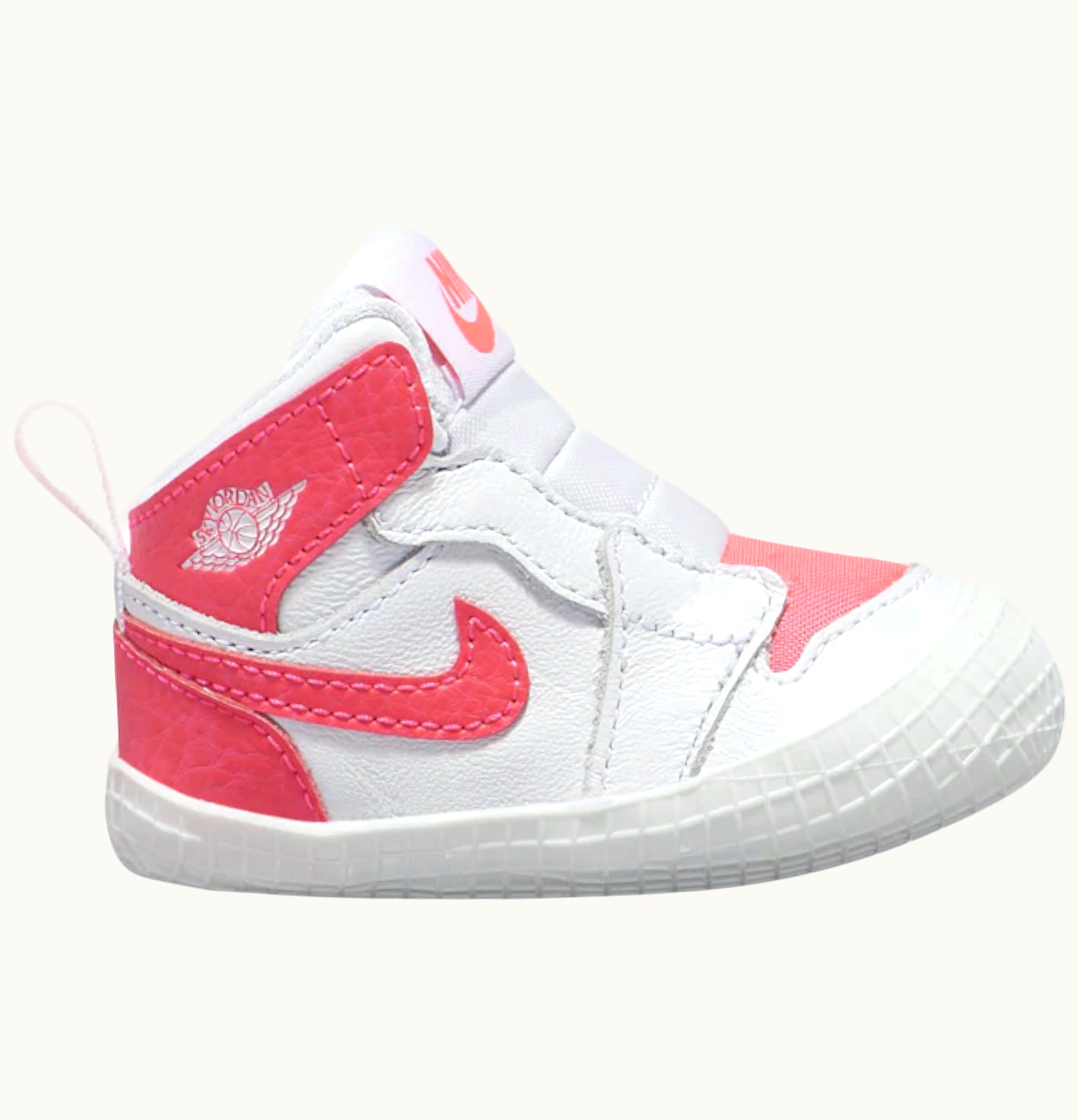 Jordan Nike Air Jordan 1 Crib Bootie Racer Pink I