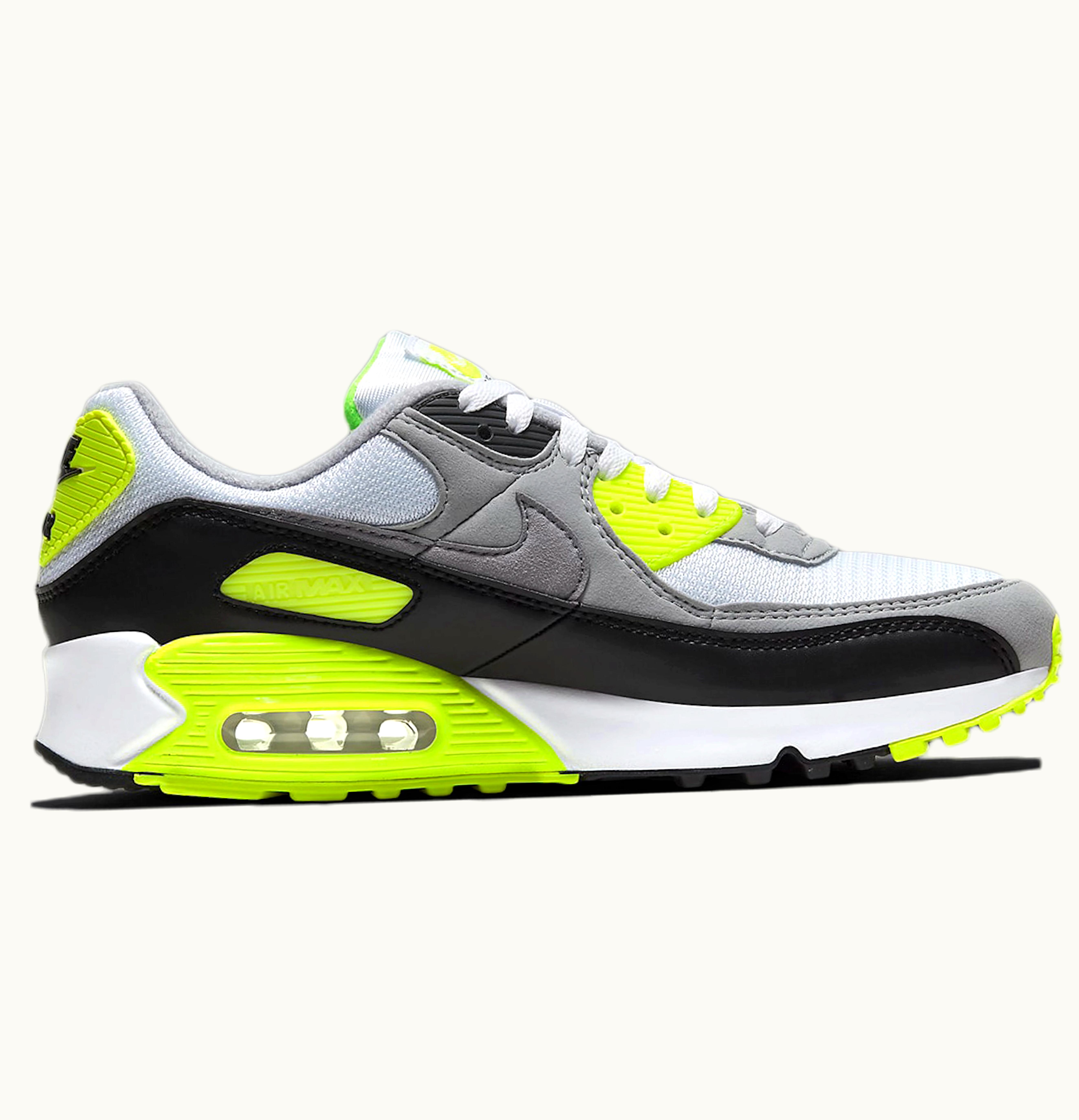 Nike Nike Air Max 90 OG White Particle Grey Volt