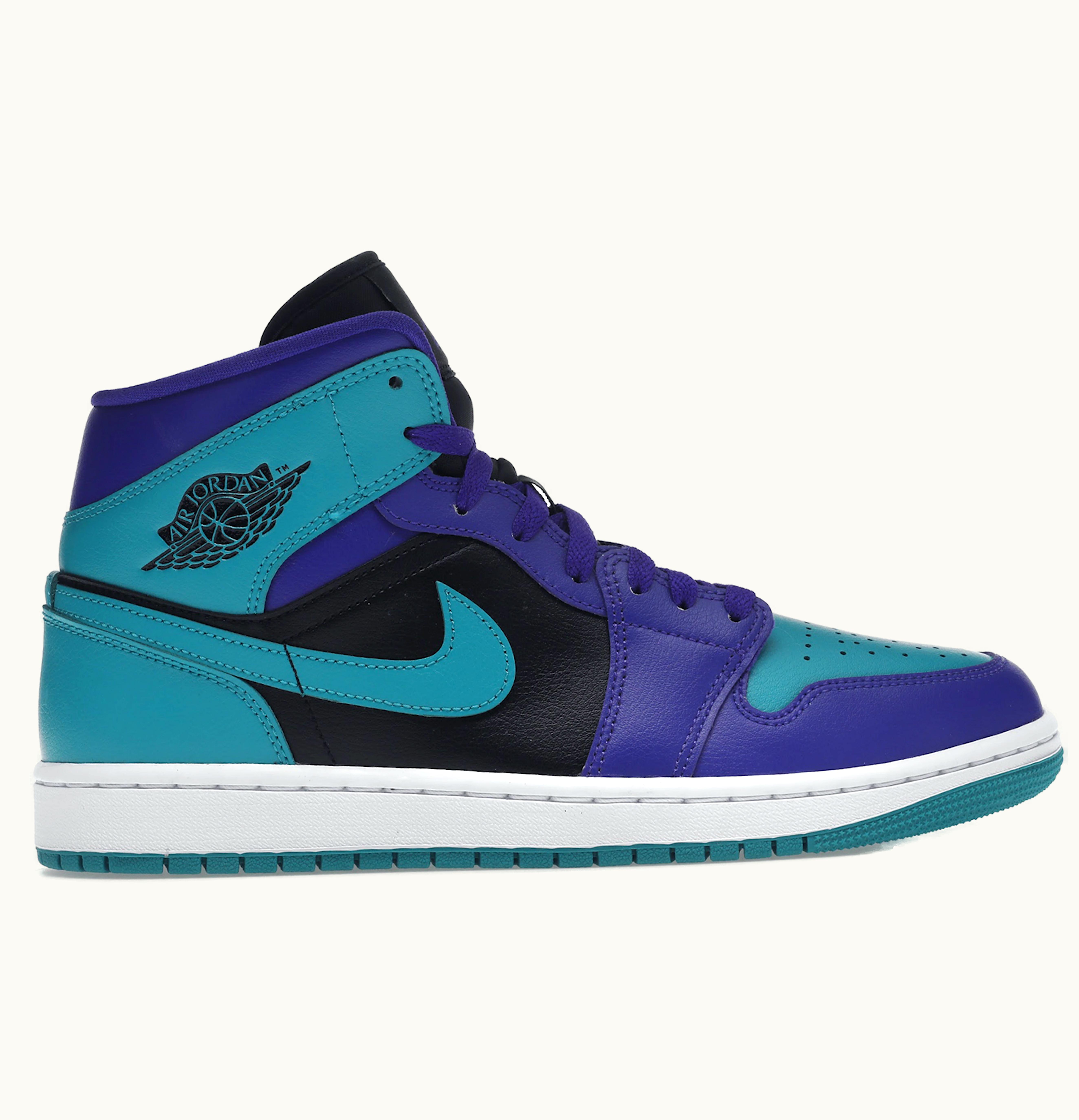 Jordan Air Jordan 1 Mid Black Grape W