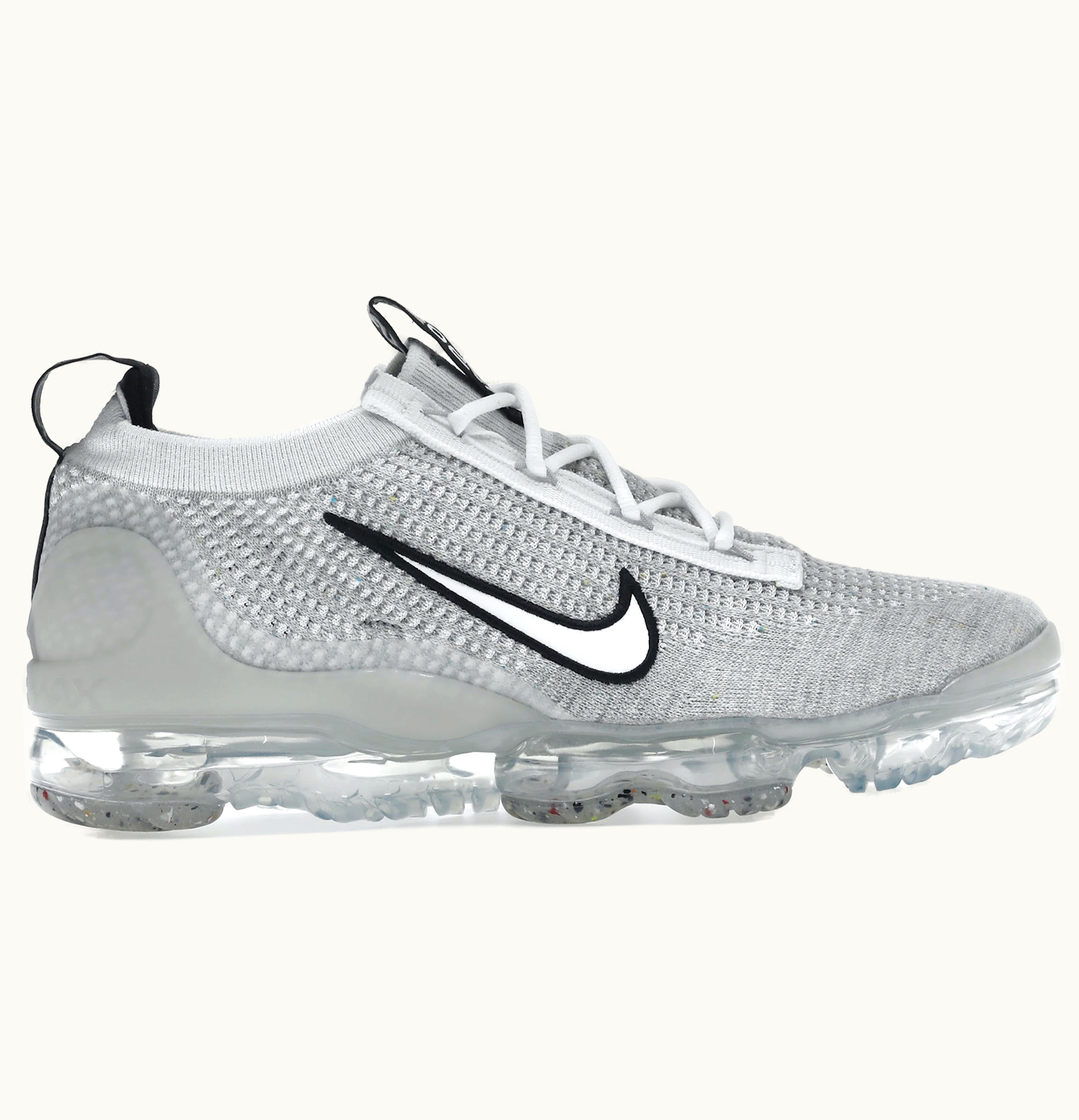 Nike Nike Air VaporMax 2021 FK White Black Metallic Silver