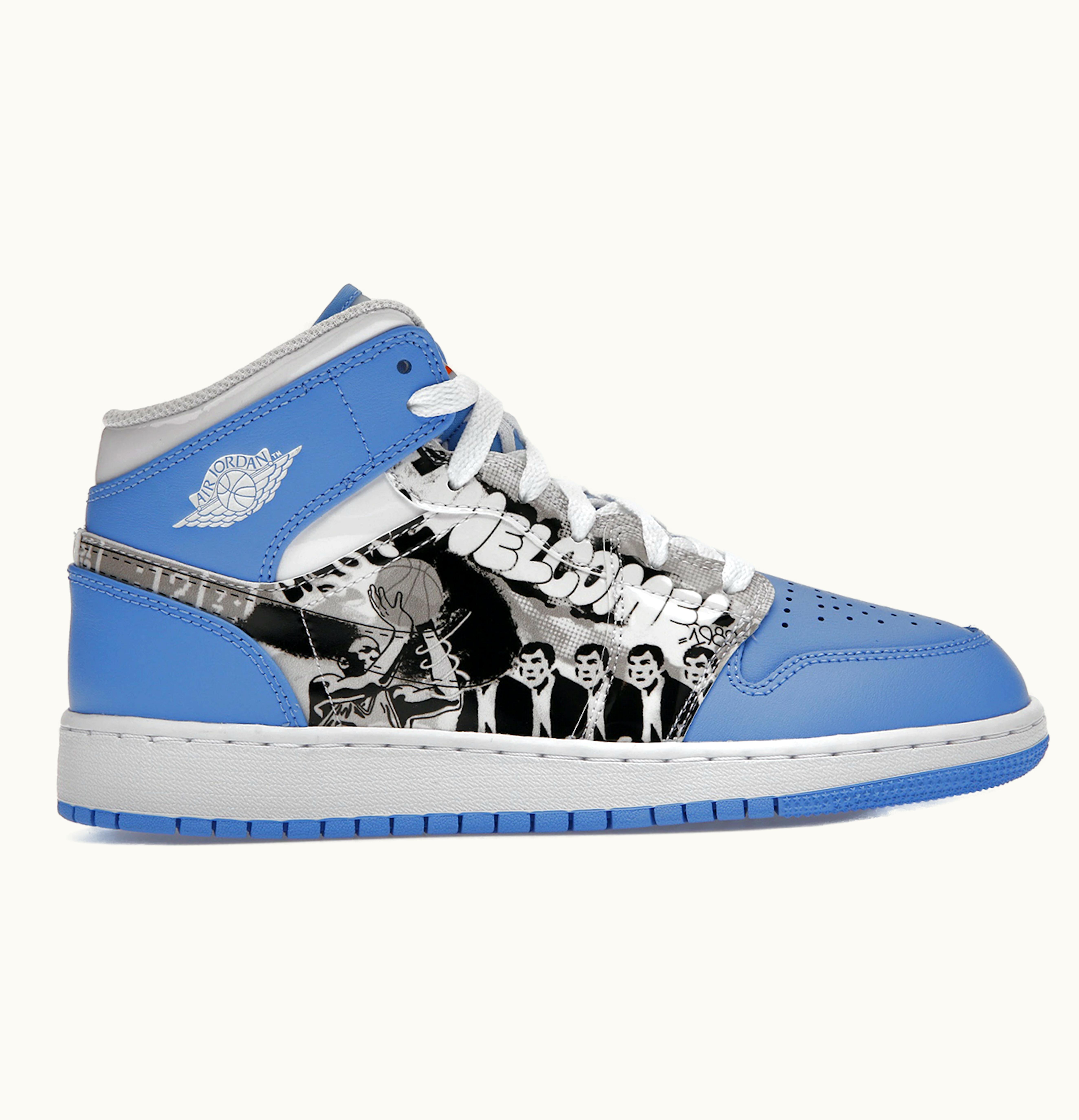 Jordan Air Jordan 1 Mid Sneaker School Game Winner GS