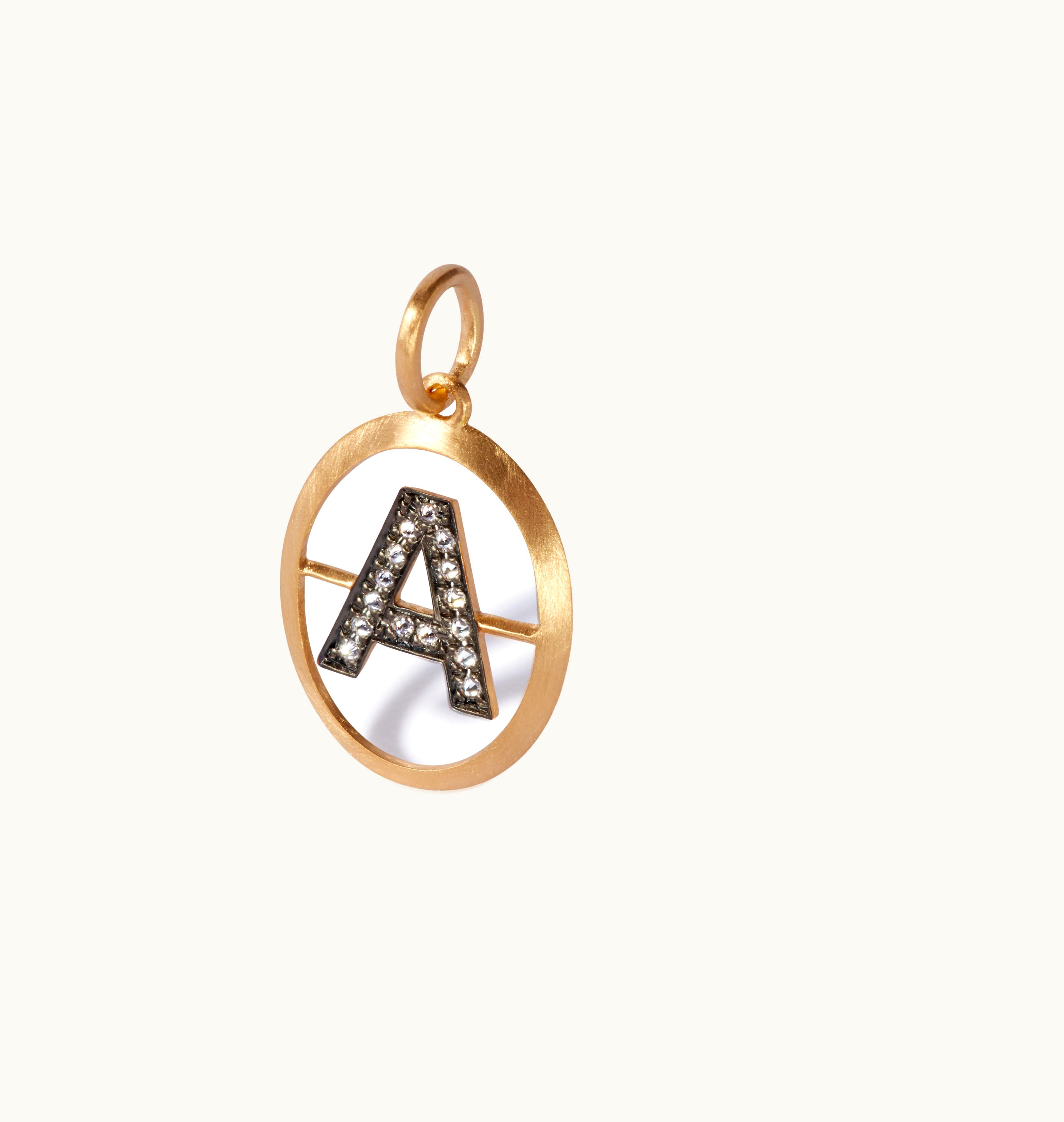 Annoushka Annoushka 18Ct Gold & Diamond Initial A Pendant