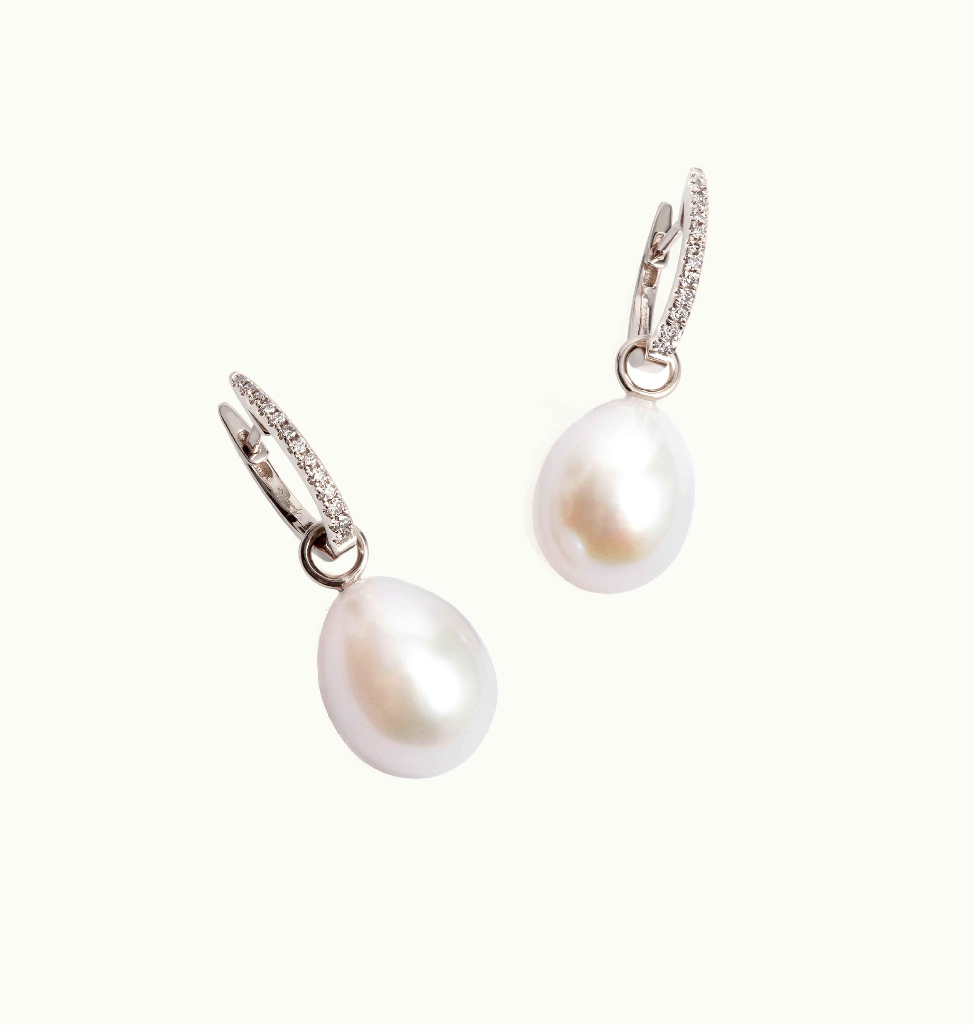 Annoushka Annoushka 18Ct White Gold Annoushka Favourites Pearl Earrings