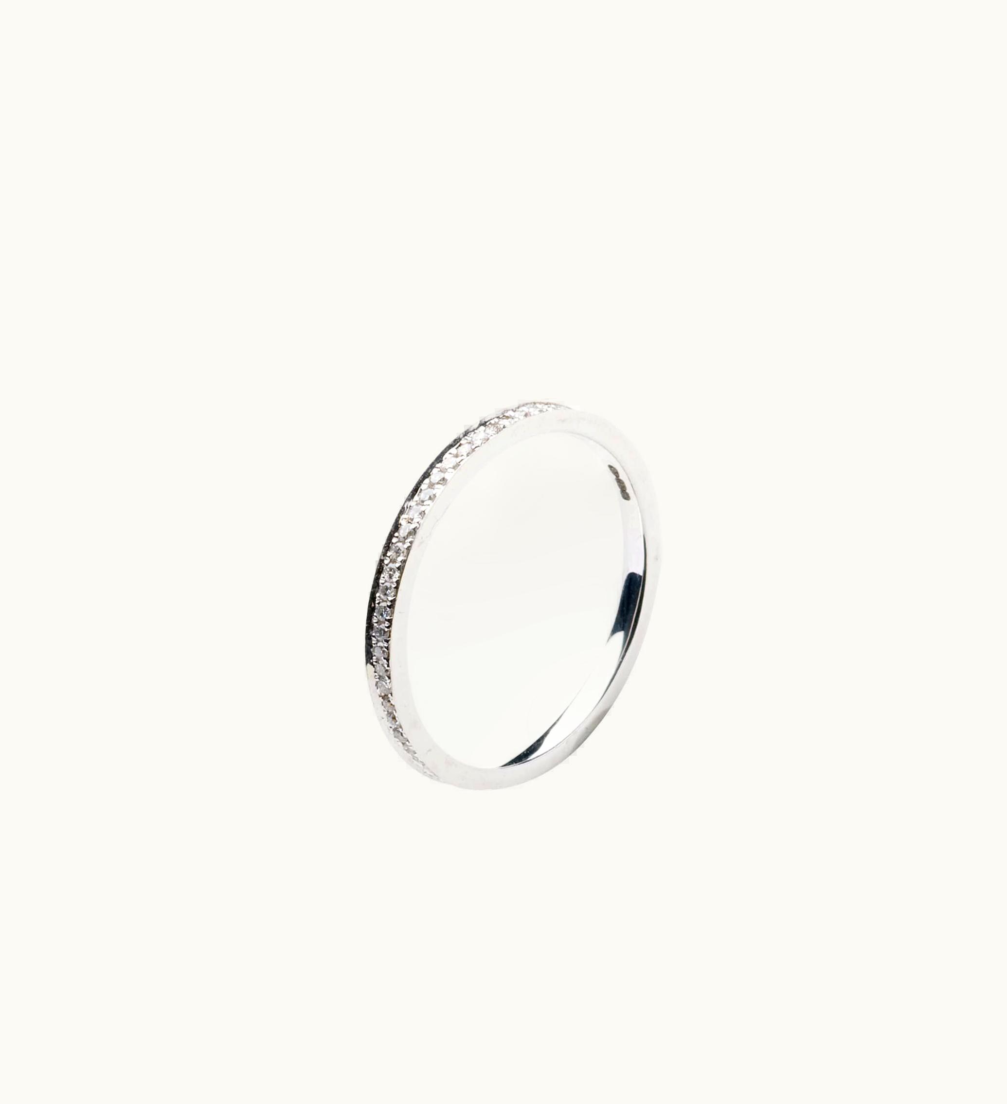 Annoushka Annoushka Eclipse 18Ct White Gold & Diamond Eternity Ring