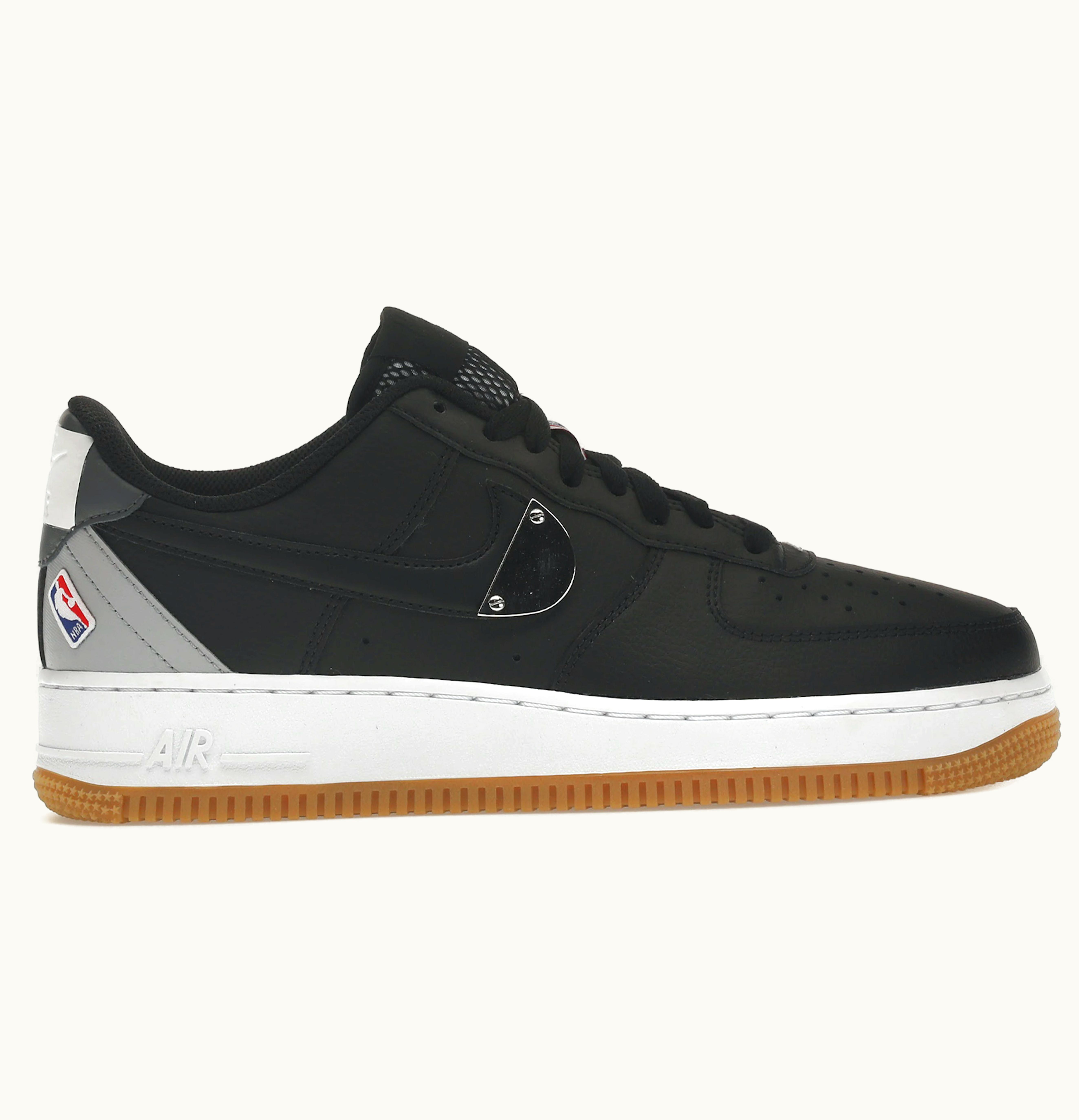 Nike Nike Air Force 1 Low 07 NBA Black Silver