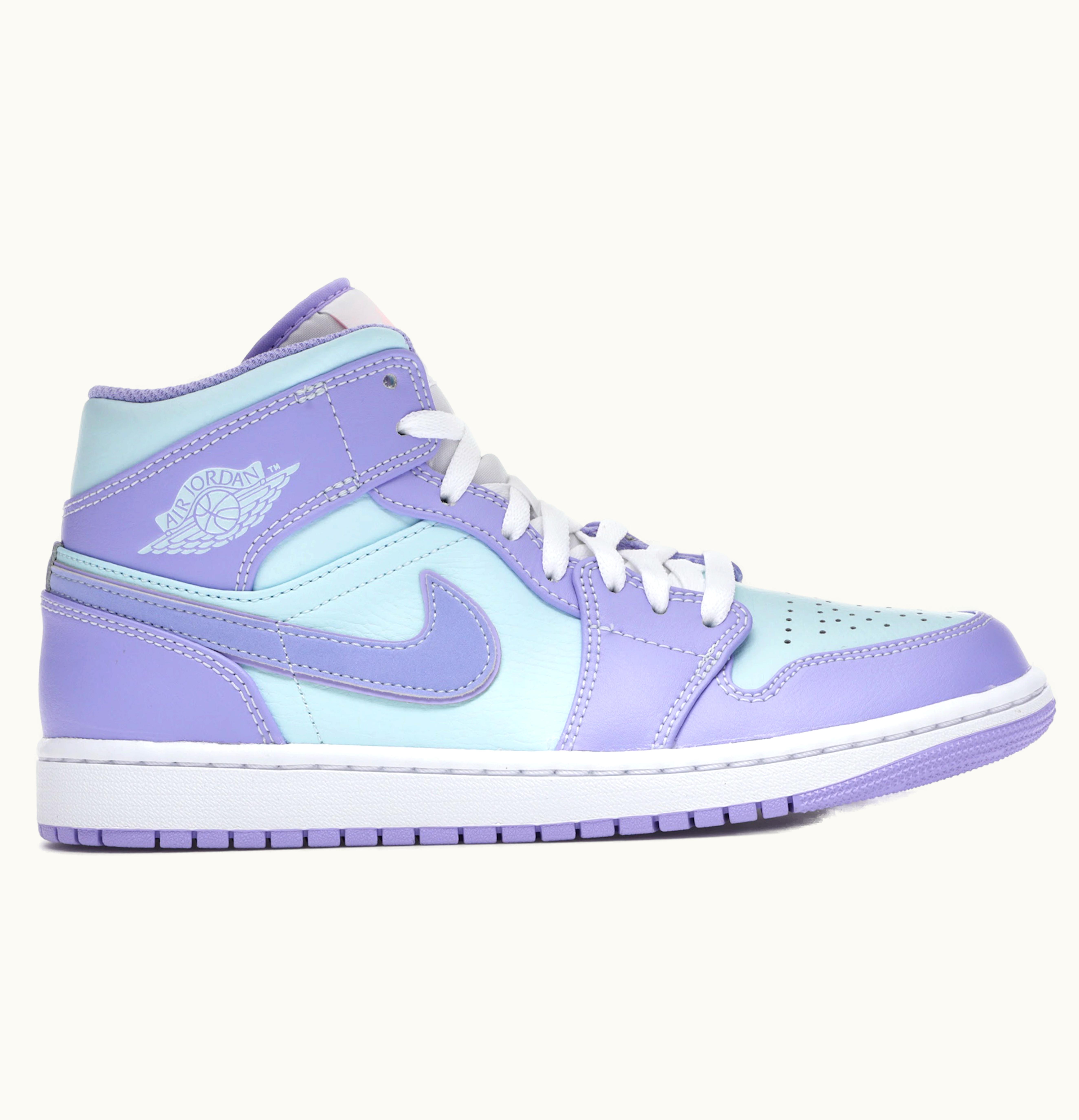 Jordan Air Jordan 1 Mid Purple Aqua