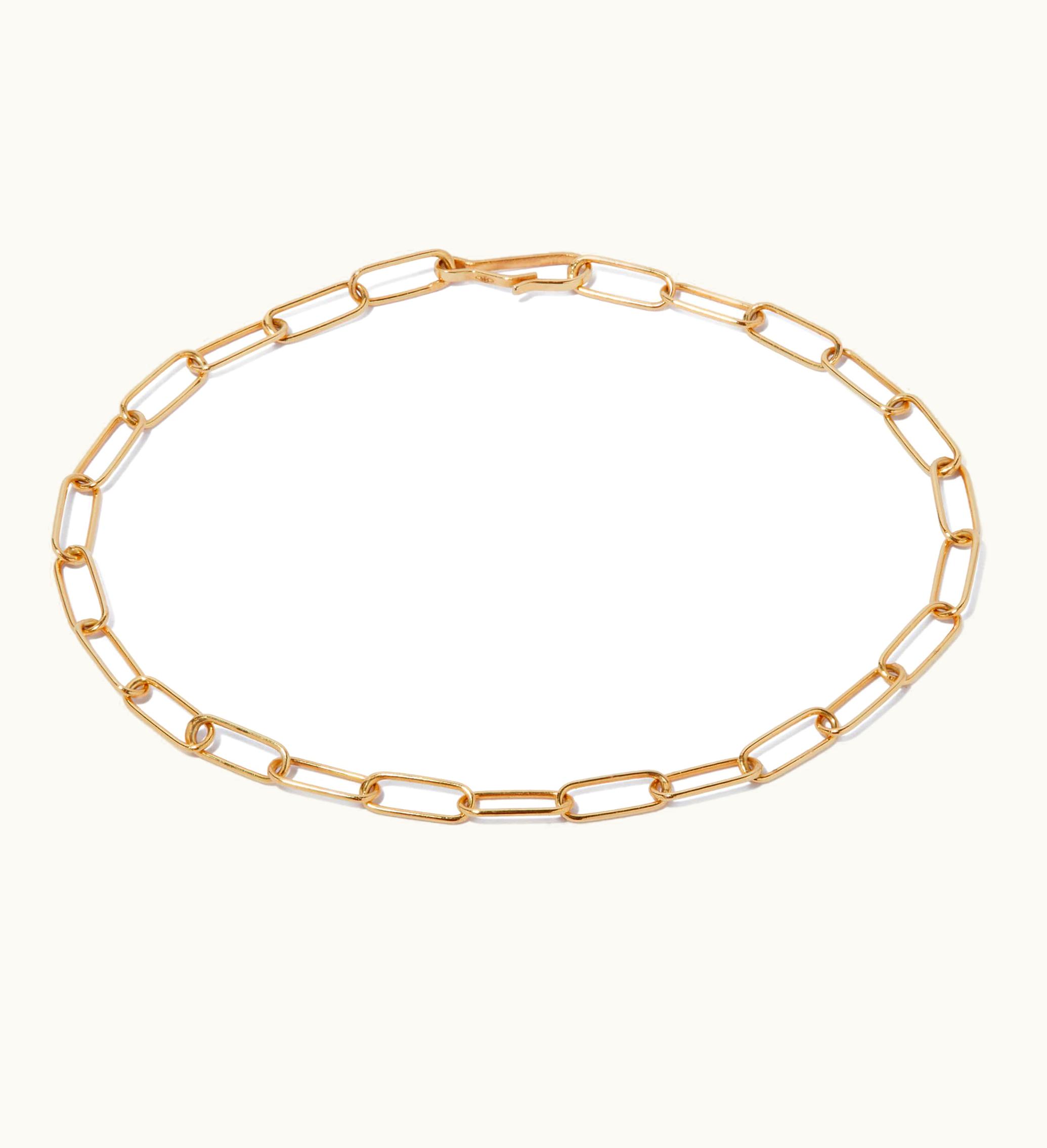 Annoushka Annoushka 14Ct Gold Mini Cable Chain Large Bracelet