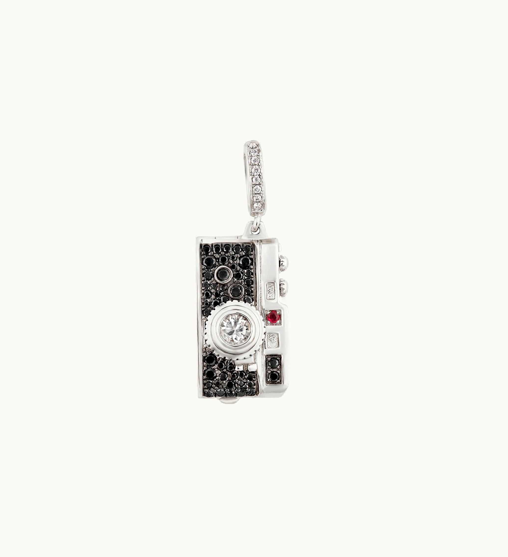 Annoushka Annoushka Mythology 18Ct White Gold Diamond Camera Locket Charm