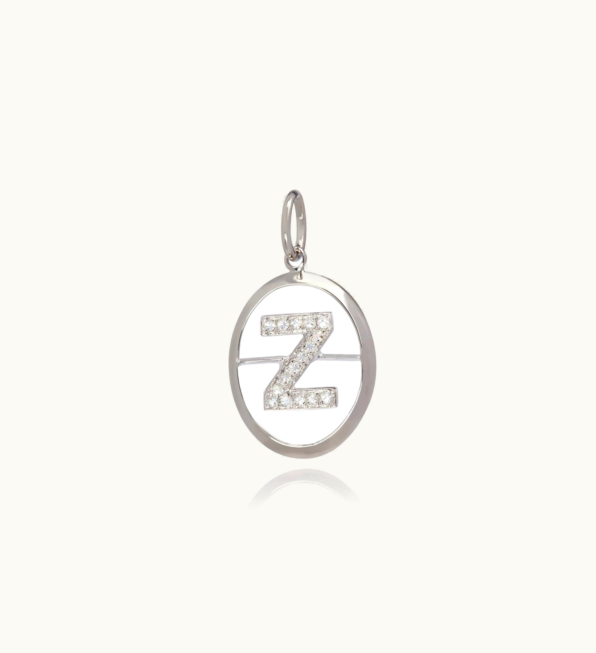 Annoushka Annoushka 18Ct White Gold Initial Z Pendant