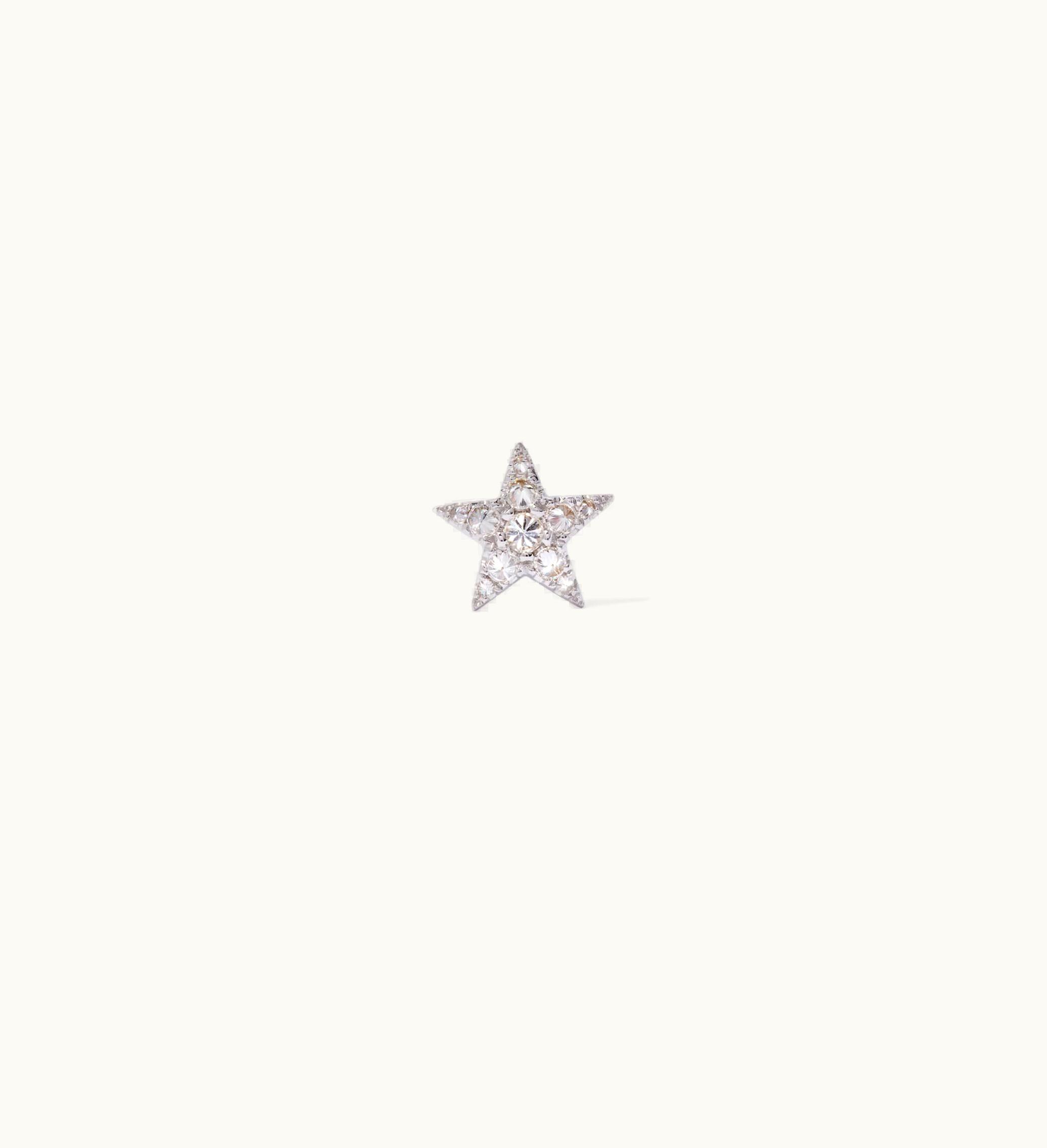 Annoushka Annoushka Love Diamonds 18Ct White Gold Diamond Star Single Stud