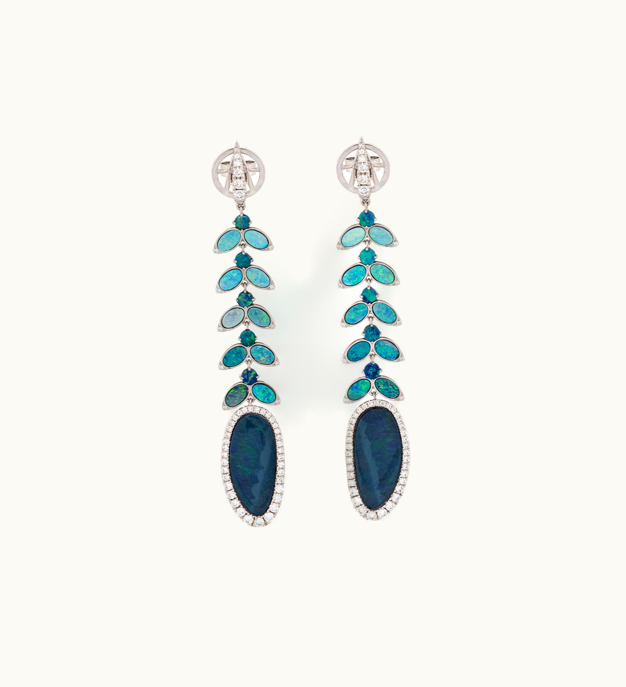 Annoushka Annoushka Aurora 18Ct Gold And Opal Doublet Drop Earrings