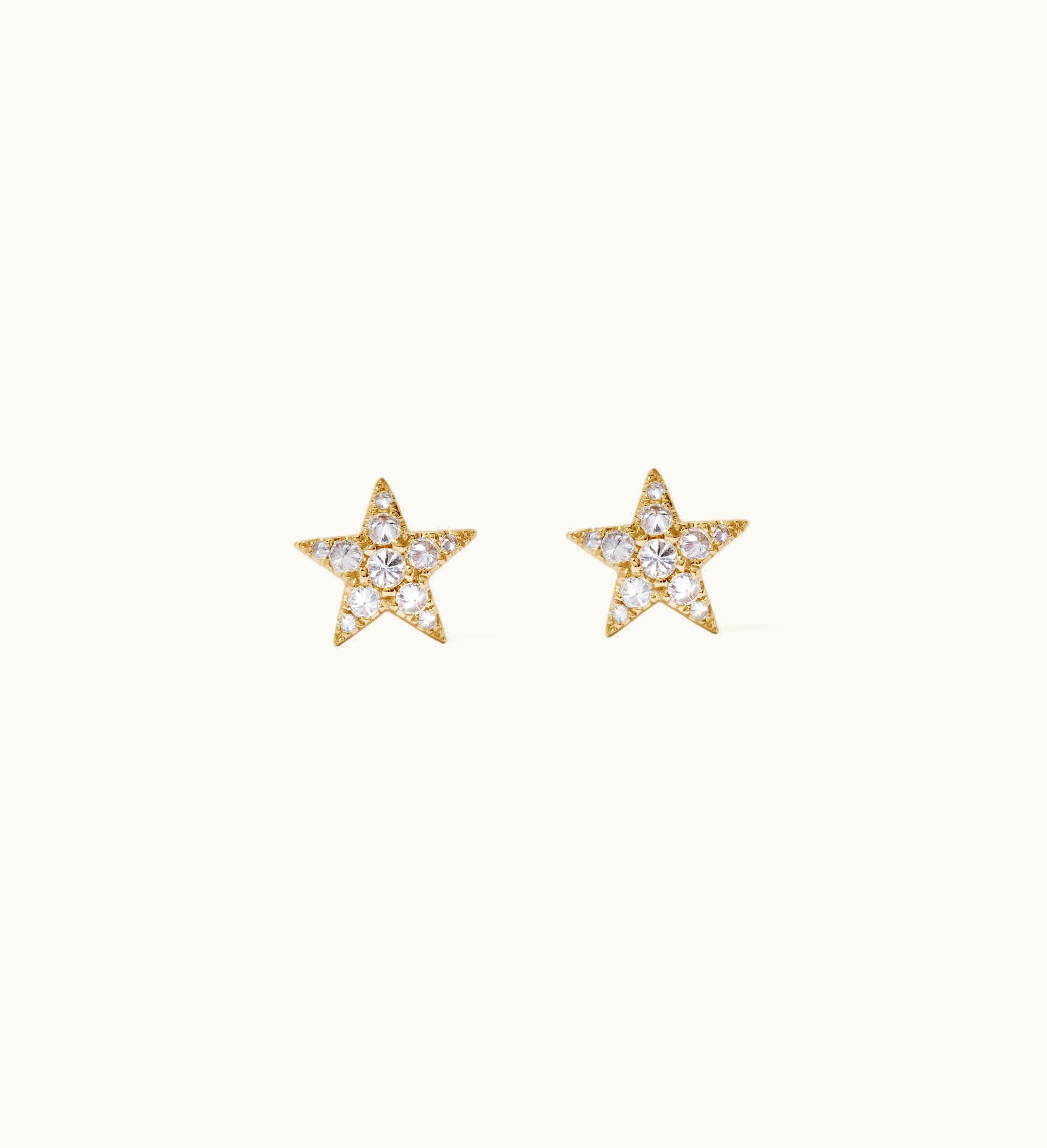Annoushka Annoushka Love Diamonds 18Ct Gold Diamond Star Studs