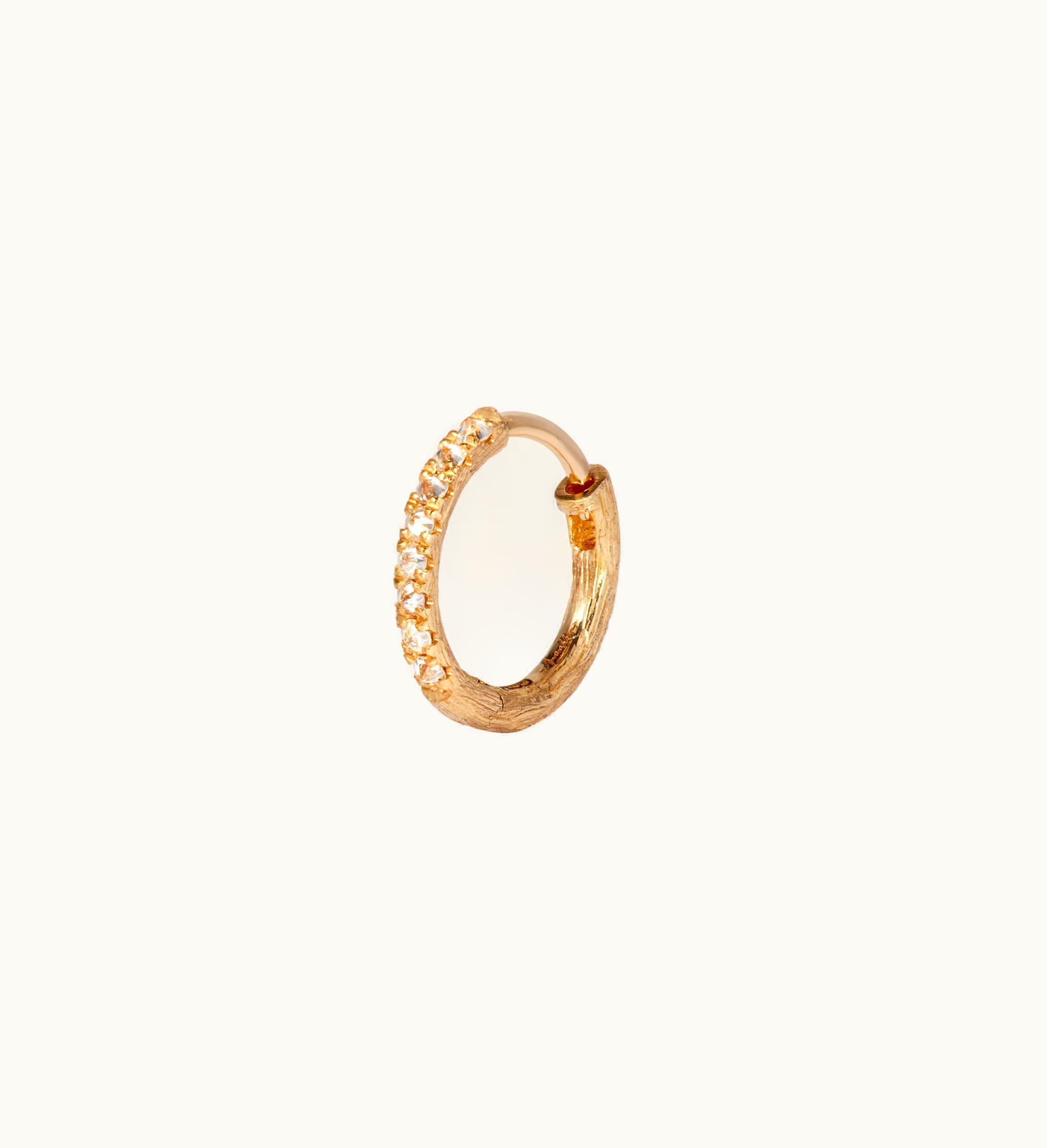 Annoushka Annoushka Dusty Diamonds 18Ct Gold Diamond 12Mm Hoop