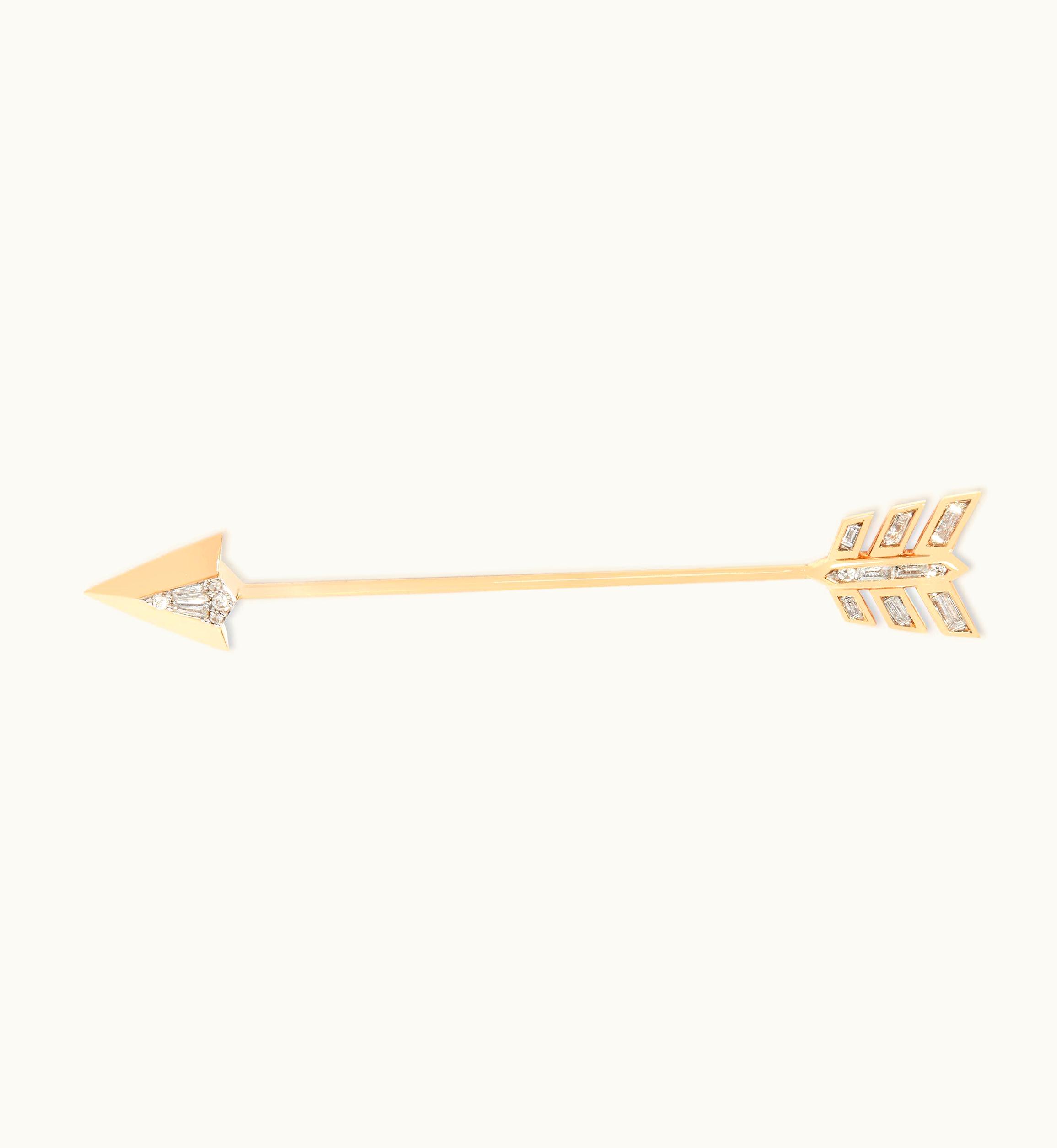 Annoushka Annoushka Flight 18Ct Yellow Gold Arrow Diamond Pin