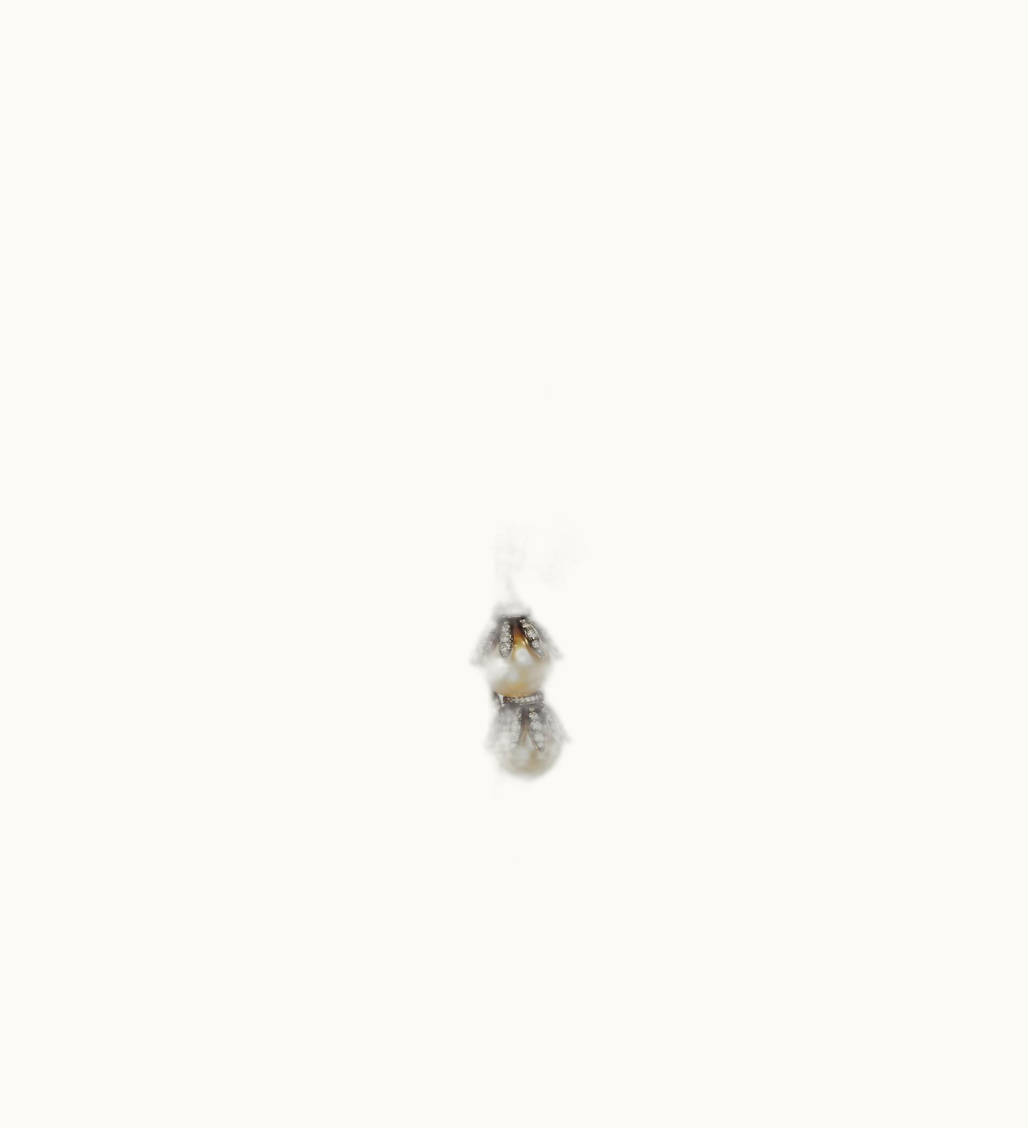 Annoushka Annoushka 18Ct White Gold South Sea Golden Pearl Diamond Necklace