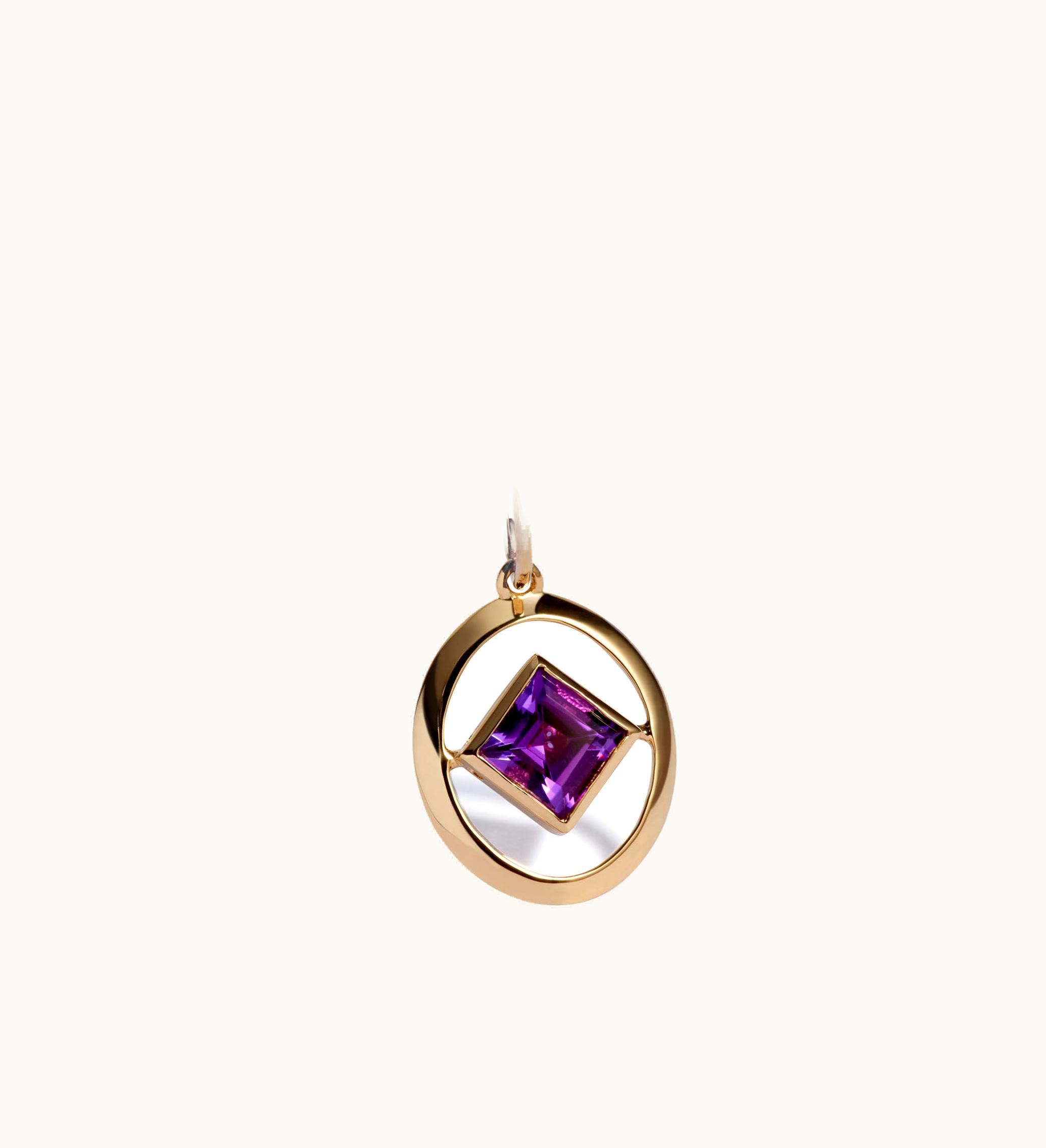 Annoushka Annoushka 14Ct Yellow Gold Amethyst February Birthstone Necklace