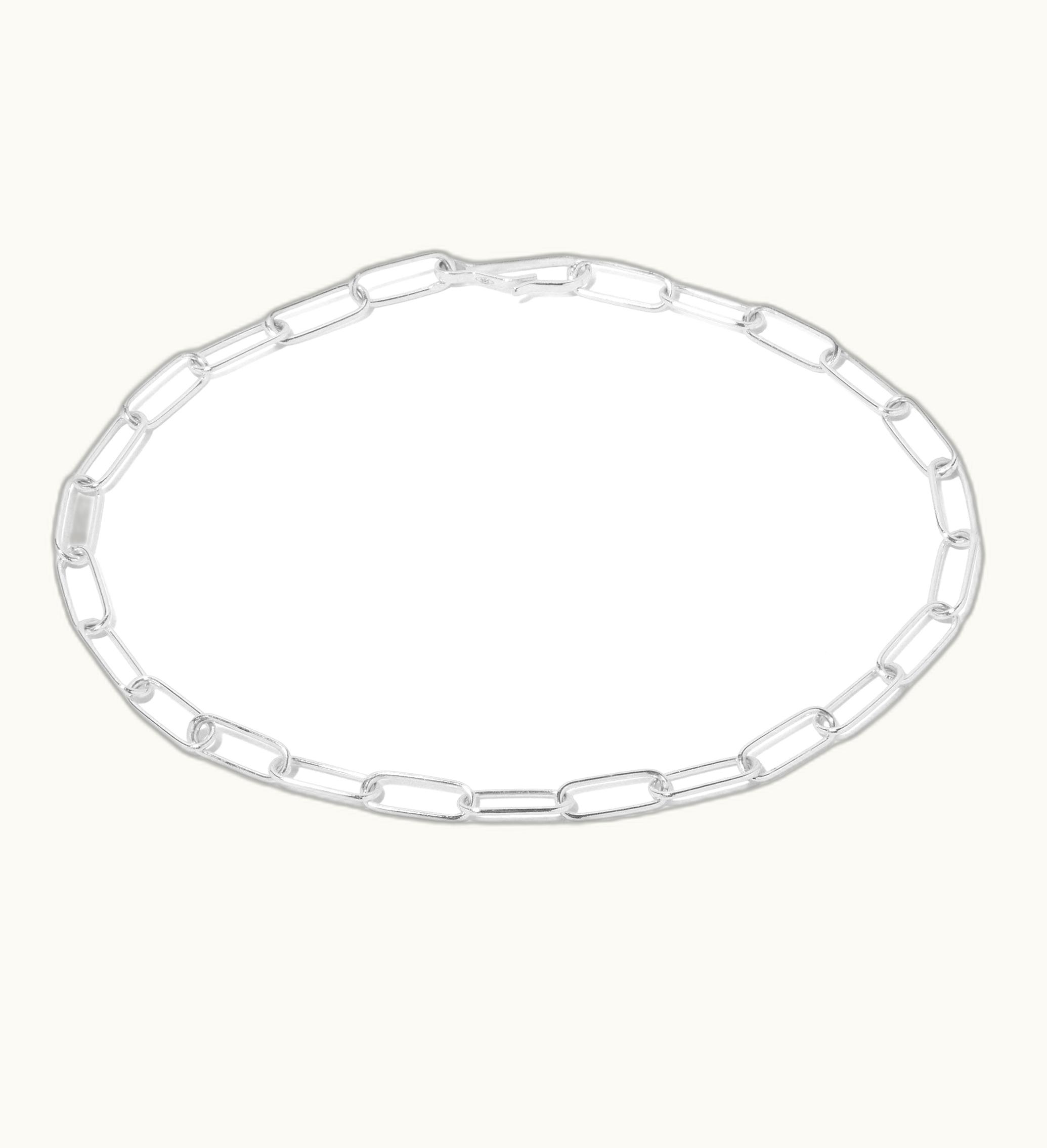 Annoushka Annoushka 14Ct White Gold Mini Cable Chain Large Bracelet